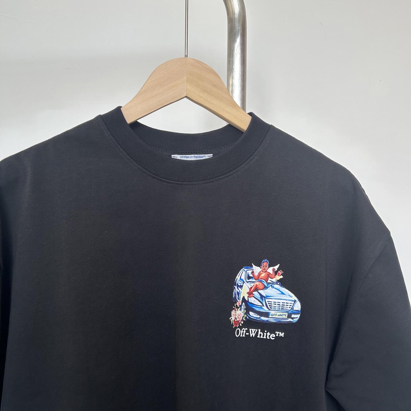 Off-White Black Fresco Arrow T-Shirt    - DesignerGu