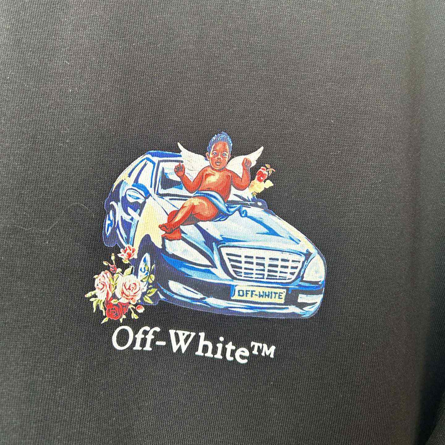 Off-White Black Fresco Arrow T-Shirt    - DesignerGu