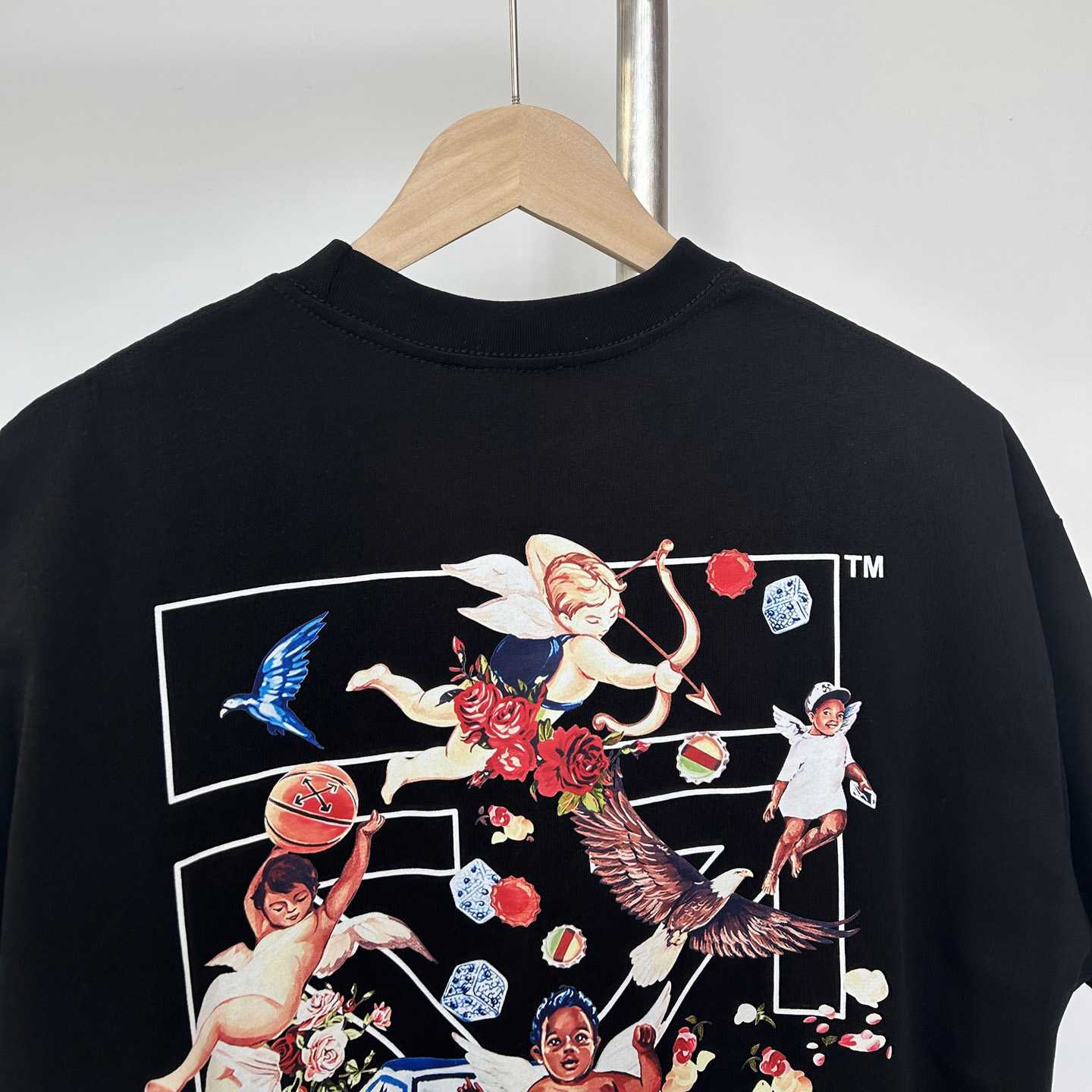 Off-White Black Fresco Arrow T-Shirt    - DesignerGu