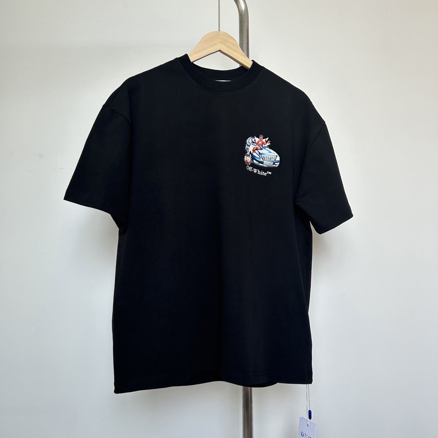 Off-White Black Fresco Arrow T-Shirt    - DesignerGu