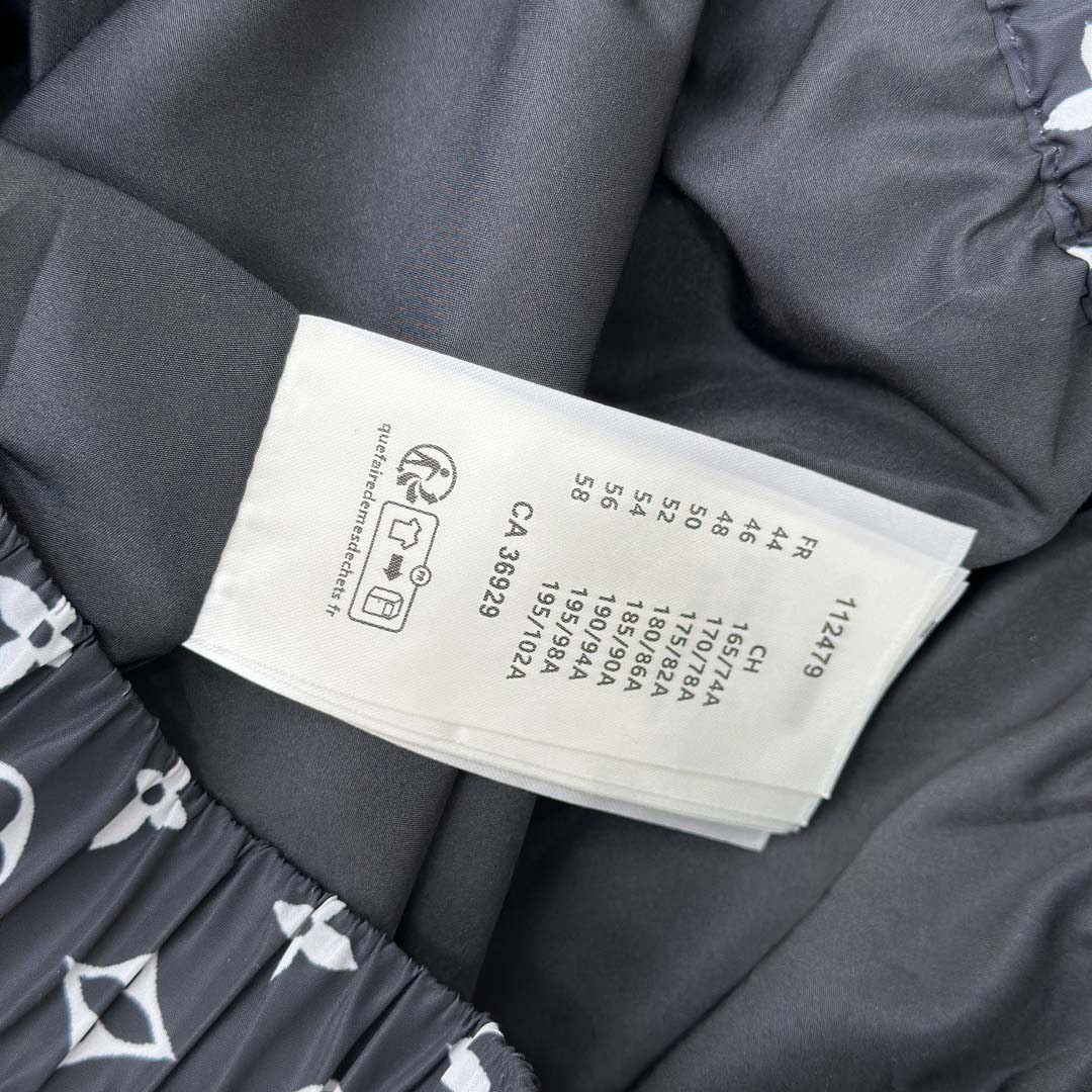 Louis Vuitton Monogram Printed Nylon Tracksuit Top   1AILQ5 - DesignerGu