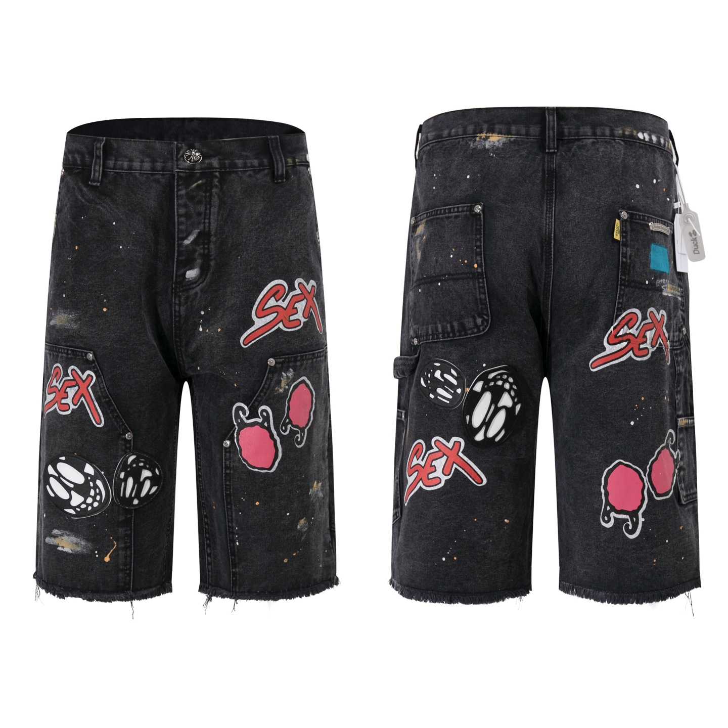 Chrome Hearts Denim Shorts - DesignerGu