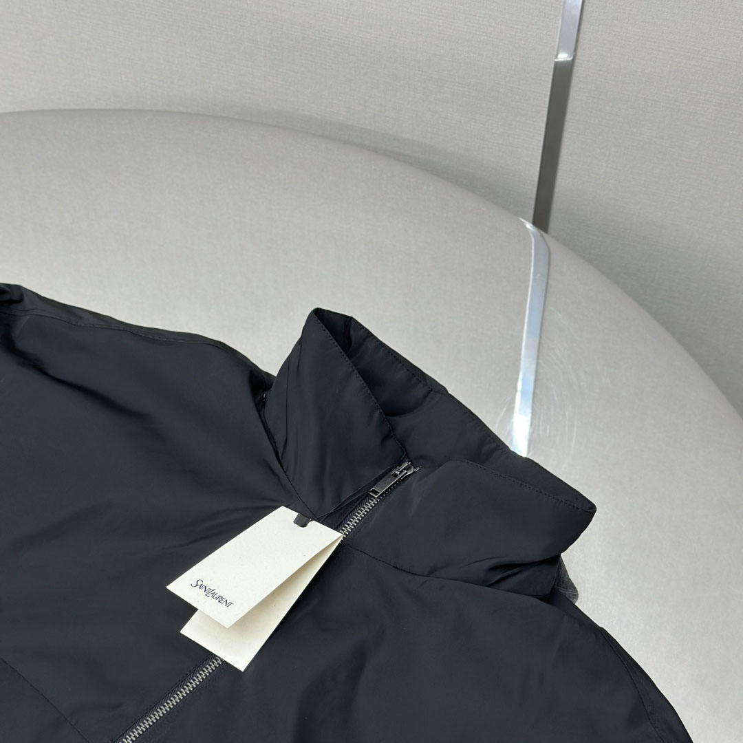 Saint Laurent Blouson In Serge - DesignerGu