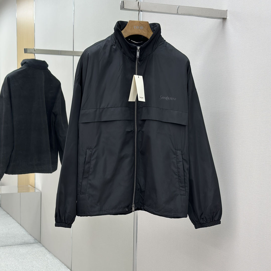 Saint Laurent Blouson In Serge - DesignerGu