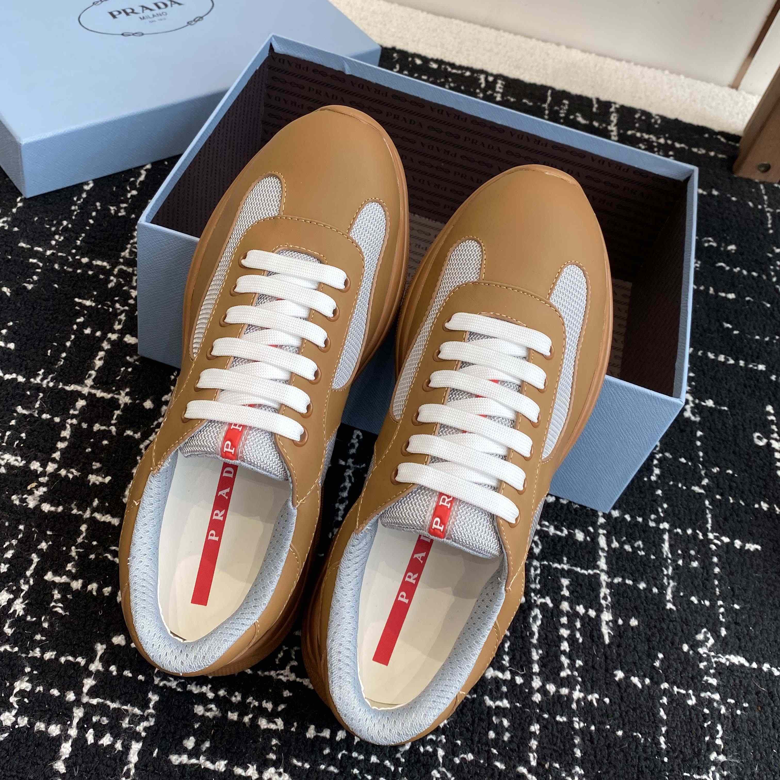 Prada America's Cup Soft Rubber And Bike Fabric Sneakers - DesignerGu