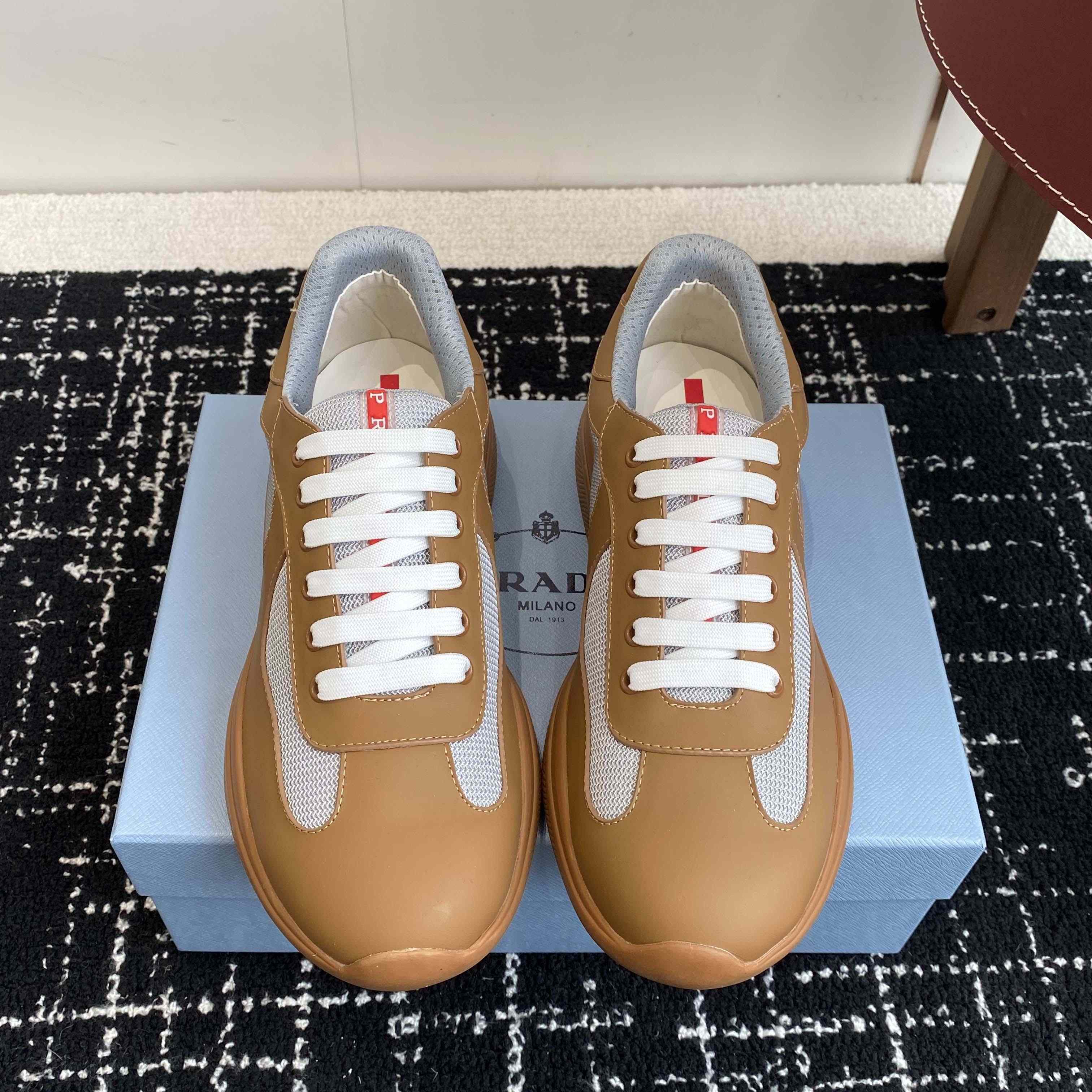 Prada America's Cup Soft Rubber And Bike Fabric Sneakers - DesignerGu