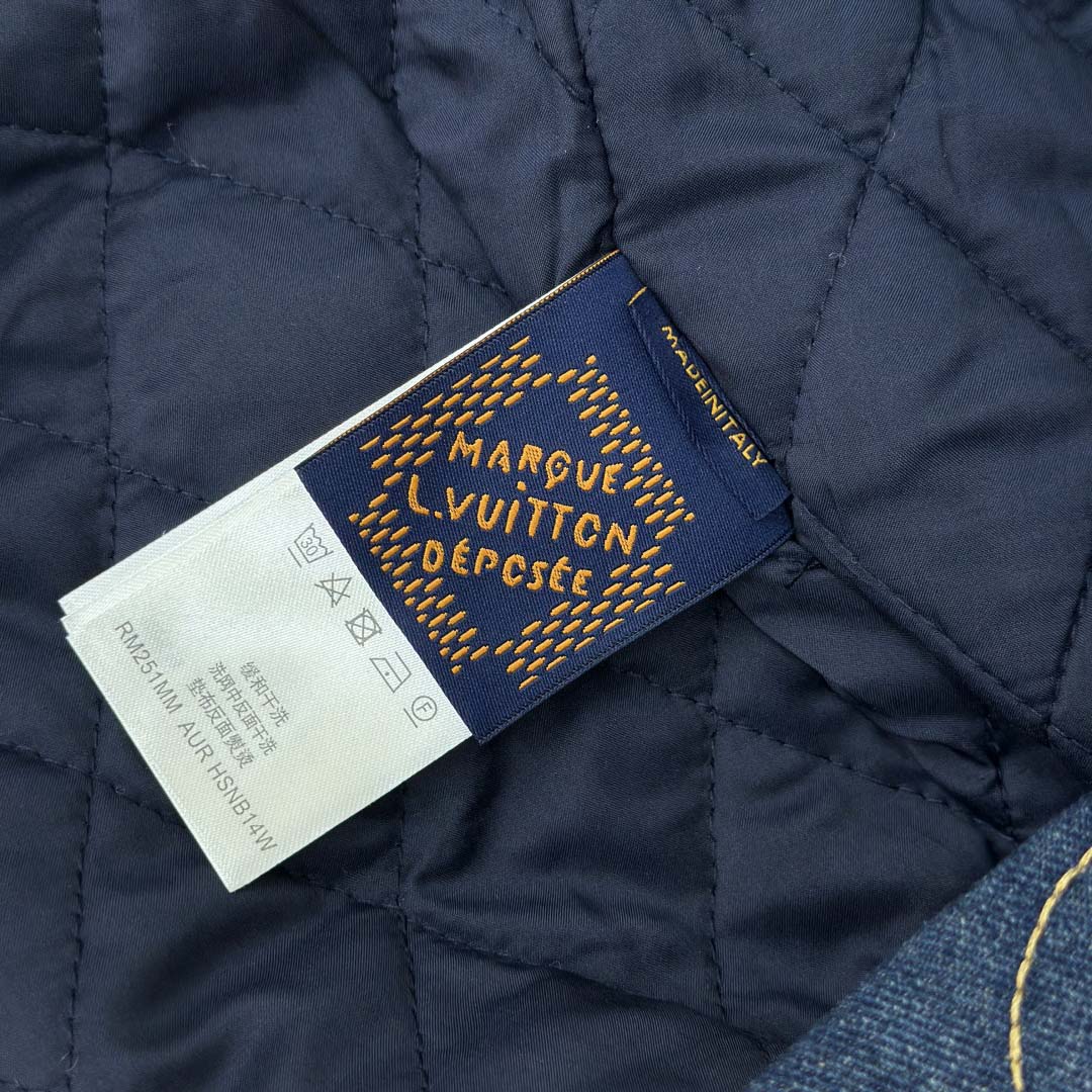 Louis Vuitton Embroidered Denim Blouson   1AILM5 - DesignerGu