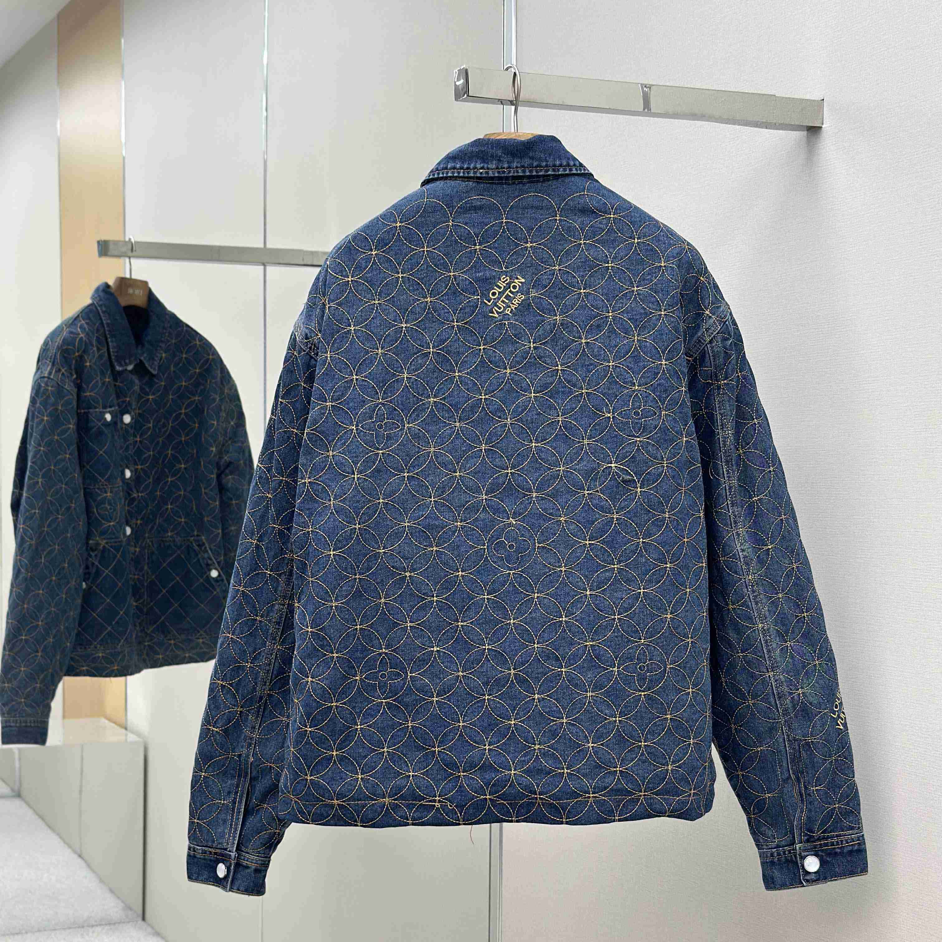 Louis Vuitton Embroidered Denim Blouson   1AILM5 - DesignerGu