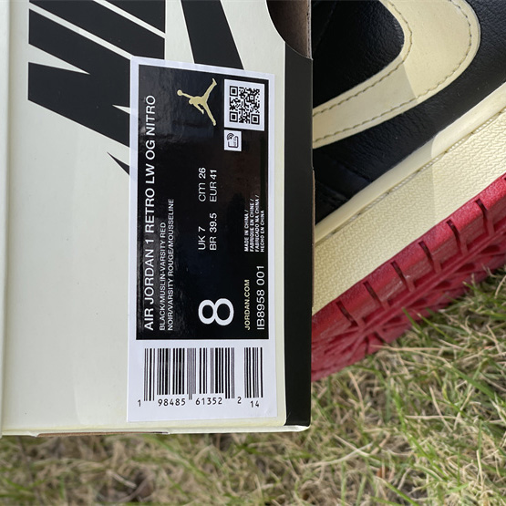 Nigel Sylvester x Jordan Air Jordan 1 Low OG Nitro Better With Time    IB8958-001 - DesignerGu
