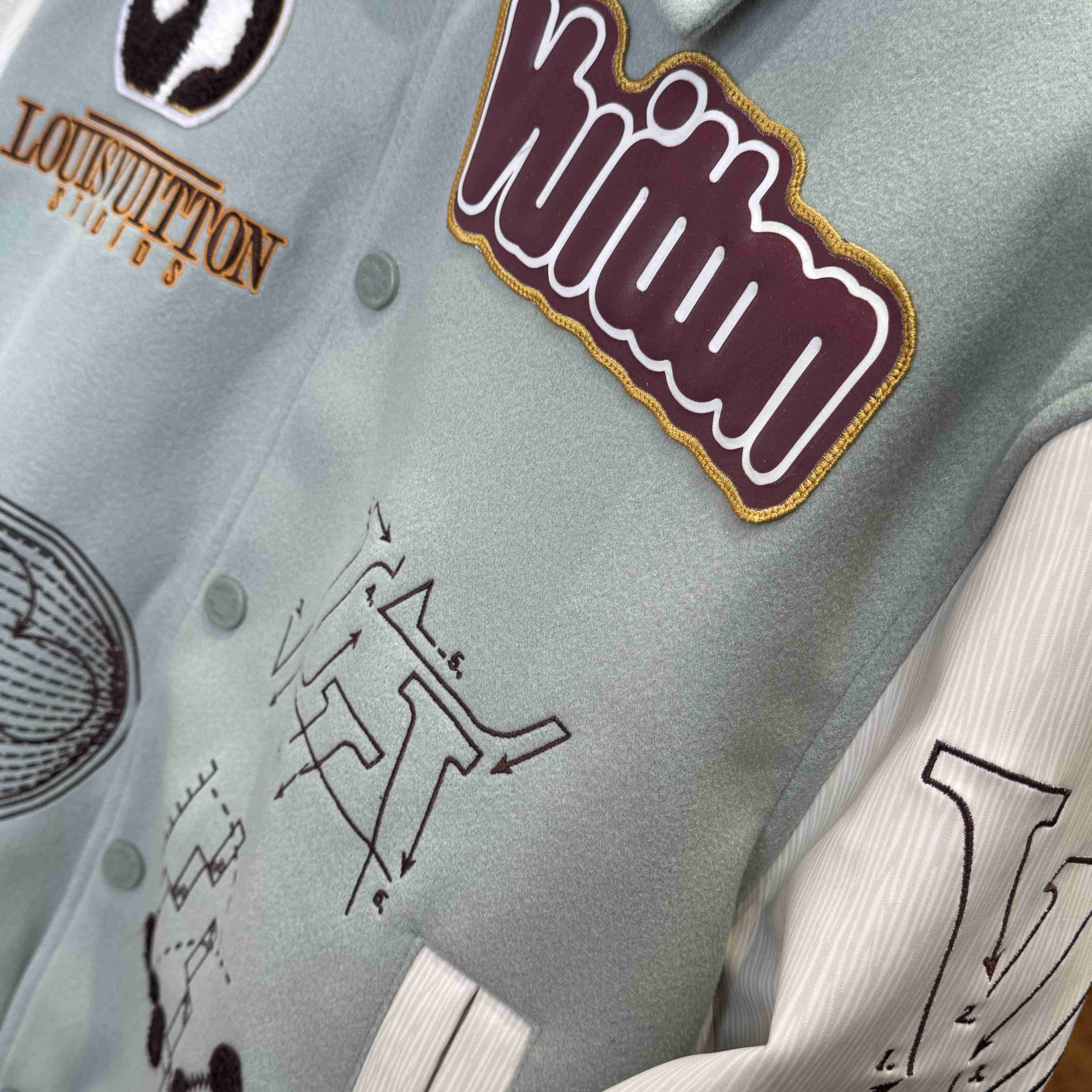 Louis Vuitton Varsity Leather Blouson   1ABY6D - DesignerGu