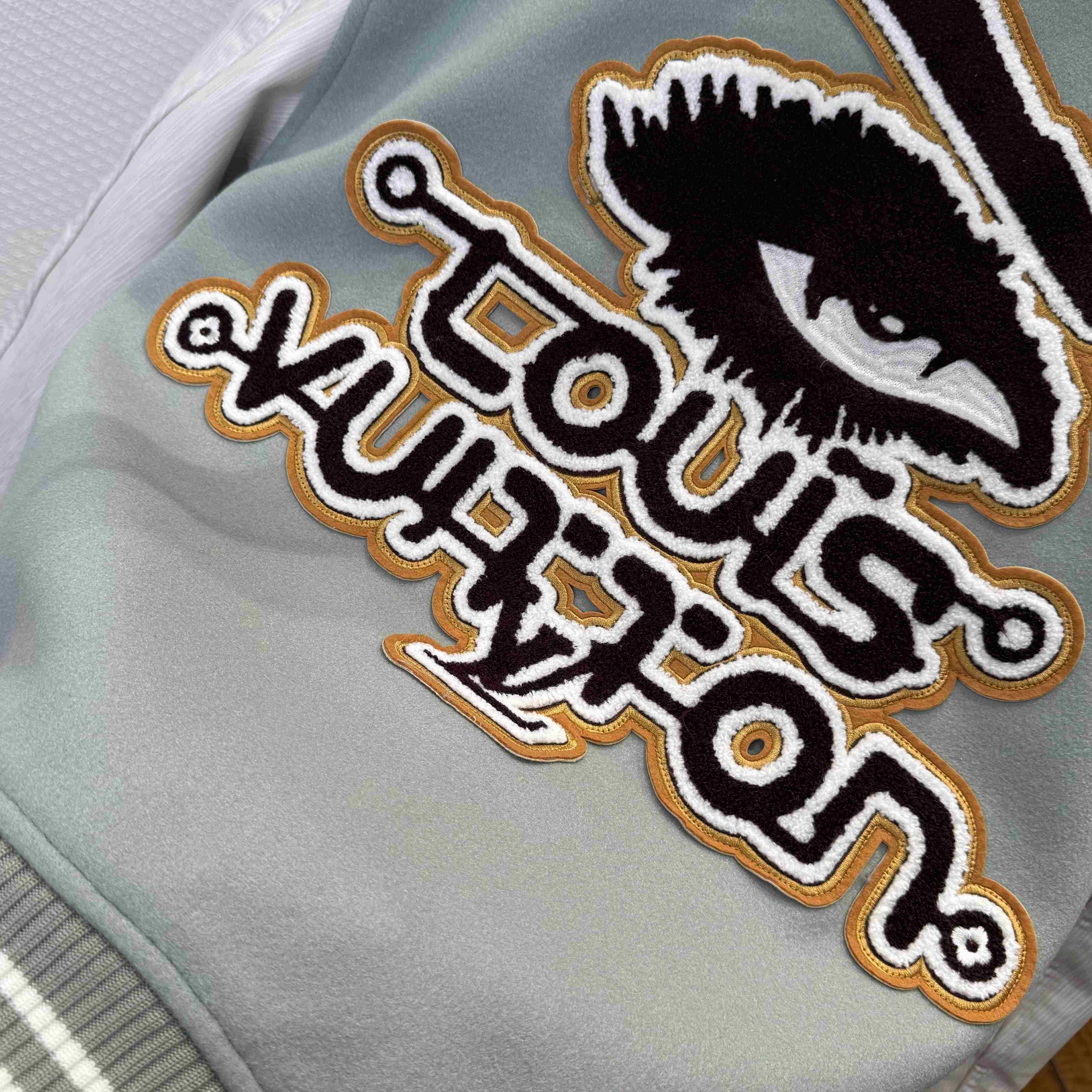 Louis Vuitton Varsity Leather Blouson   1ABY6D - DesignerGu