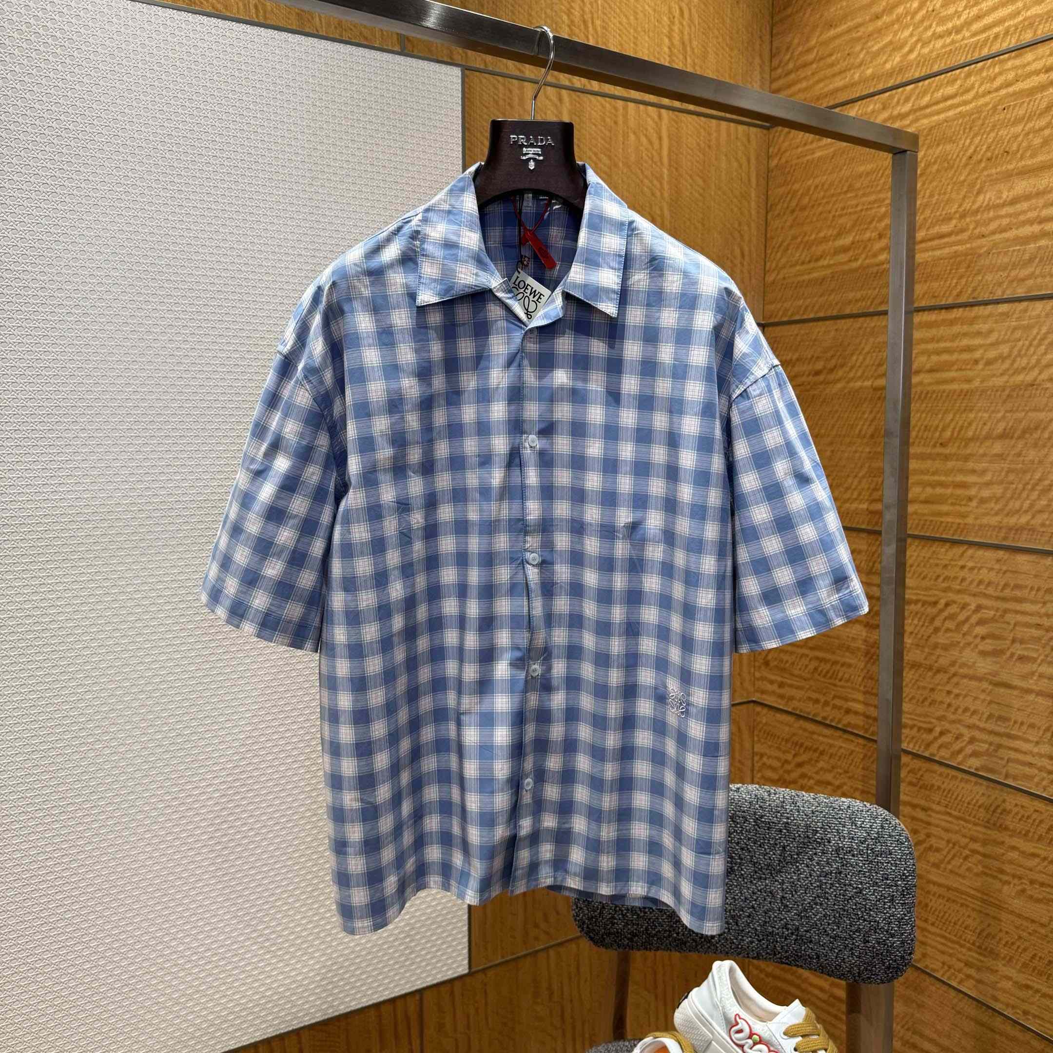 Loewe Short Sleeve Shirt - DesignerGu