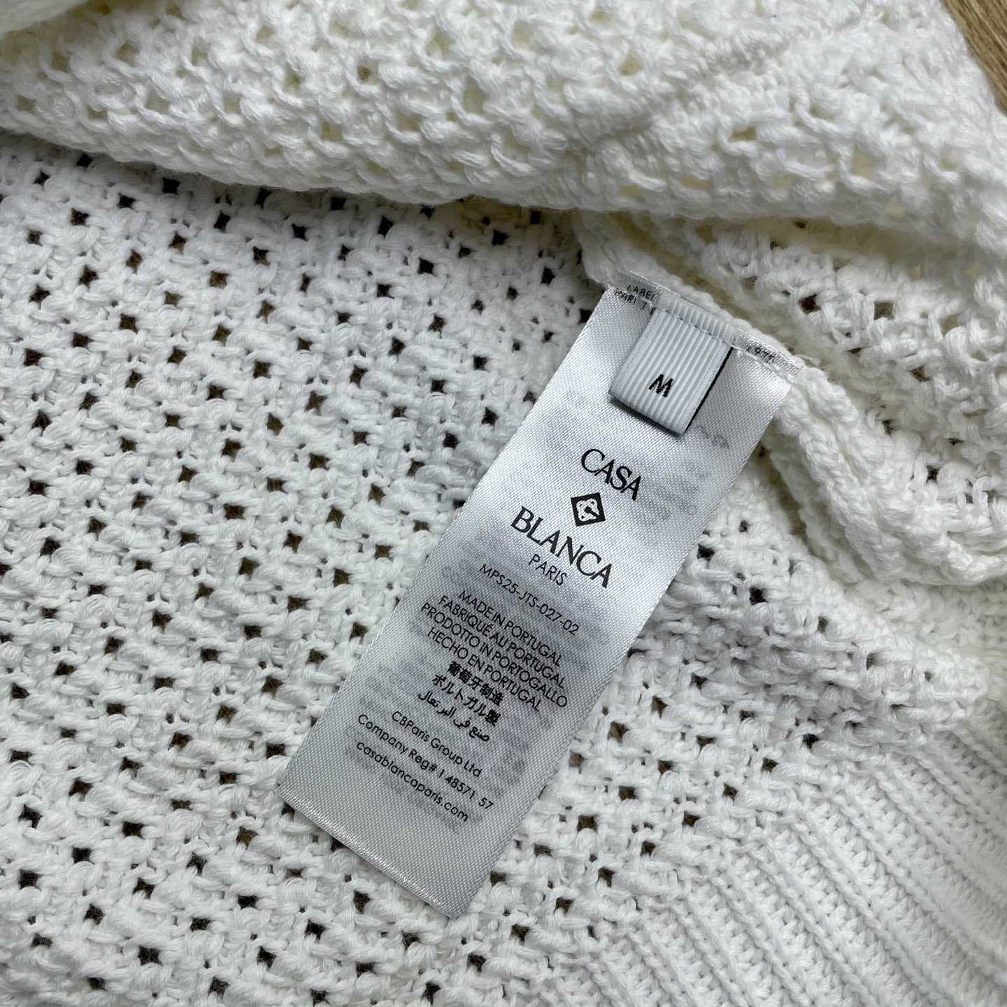 Casablanca Cotton Tennis Short Sleeve Crochet Shirt    D0103 - DesignerGu