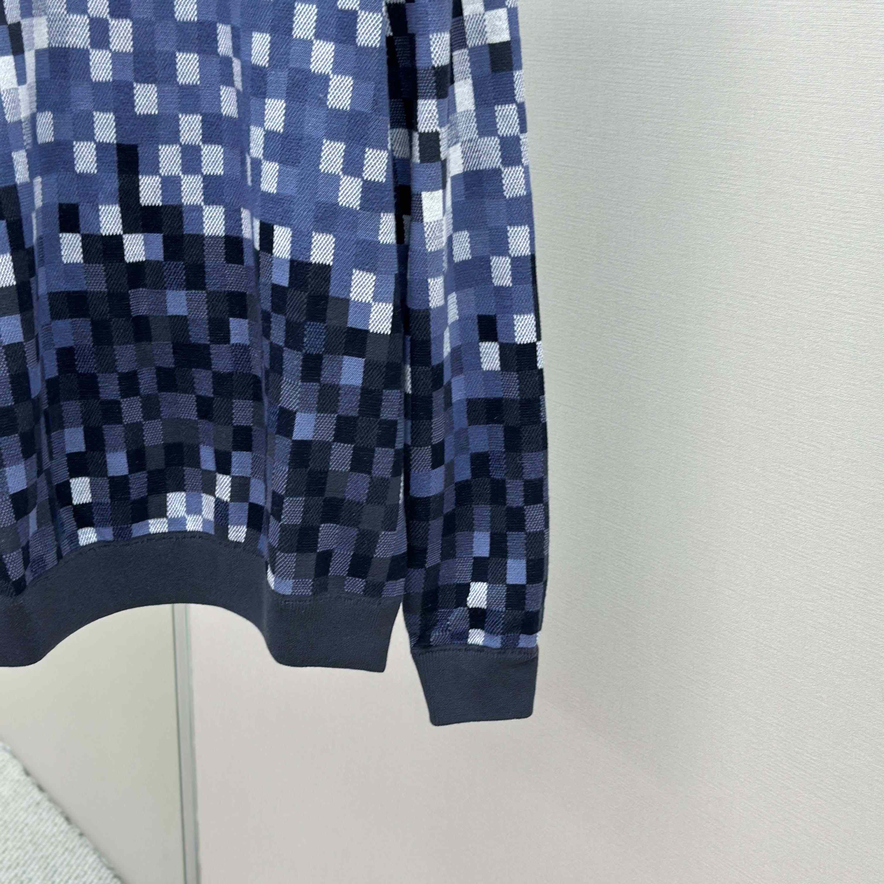 Louis Vuitton LV Vers Damoflage Jacquard Pullover   1AGHTO - DesignerGu