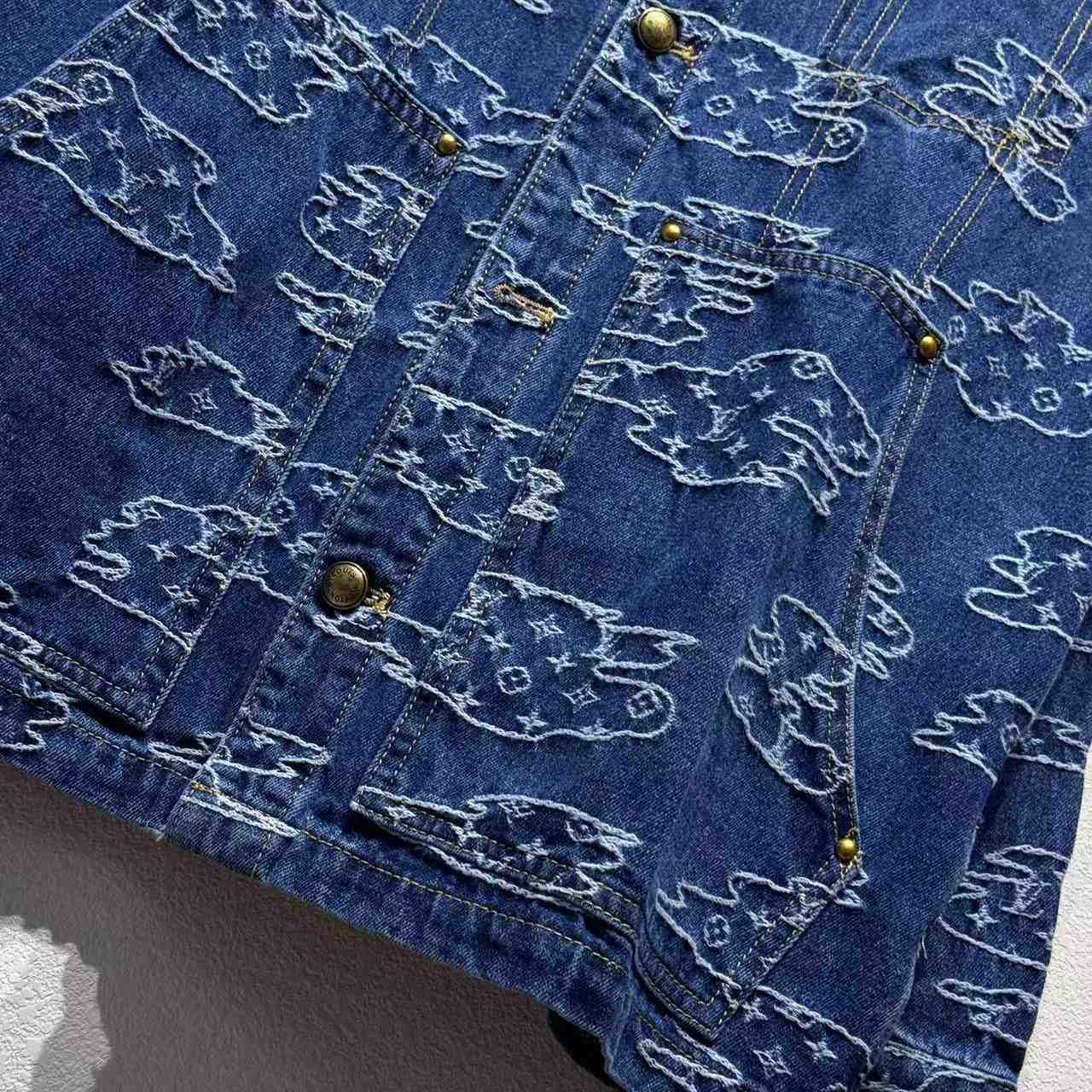 Louis Vuitton Monogram Denim Jacket - DesignerGu