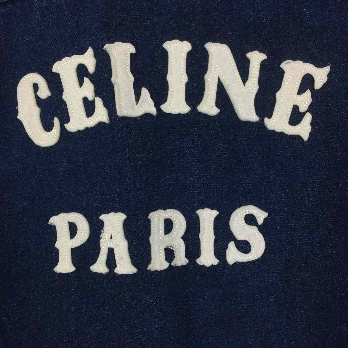 Celine Trucker Jacket In Royal Indigo Wash Denim - DesignerGu