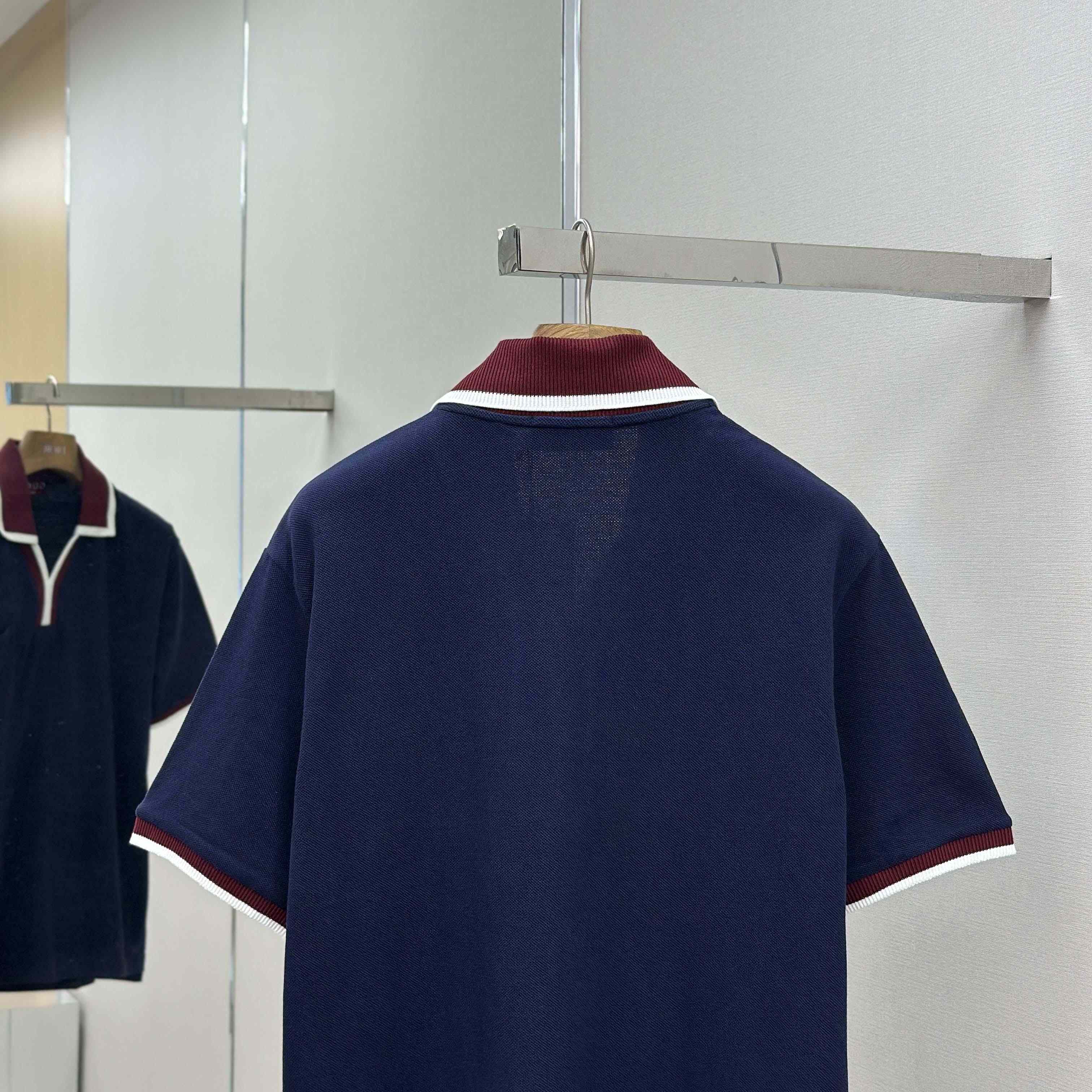 Gucci Cotton Piquet Polo Shirt - DesignerGu