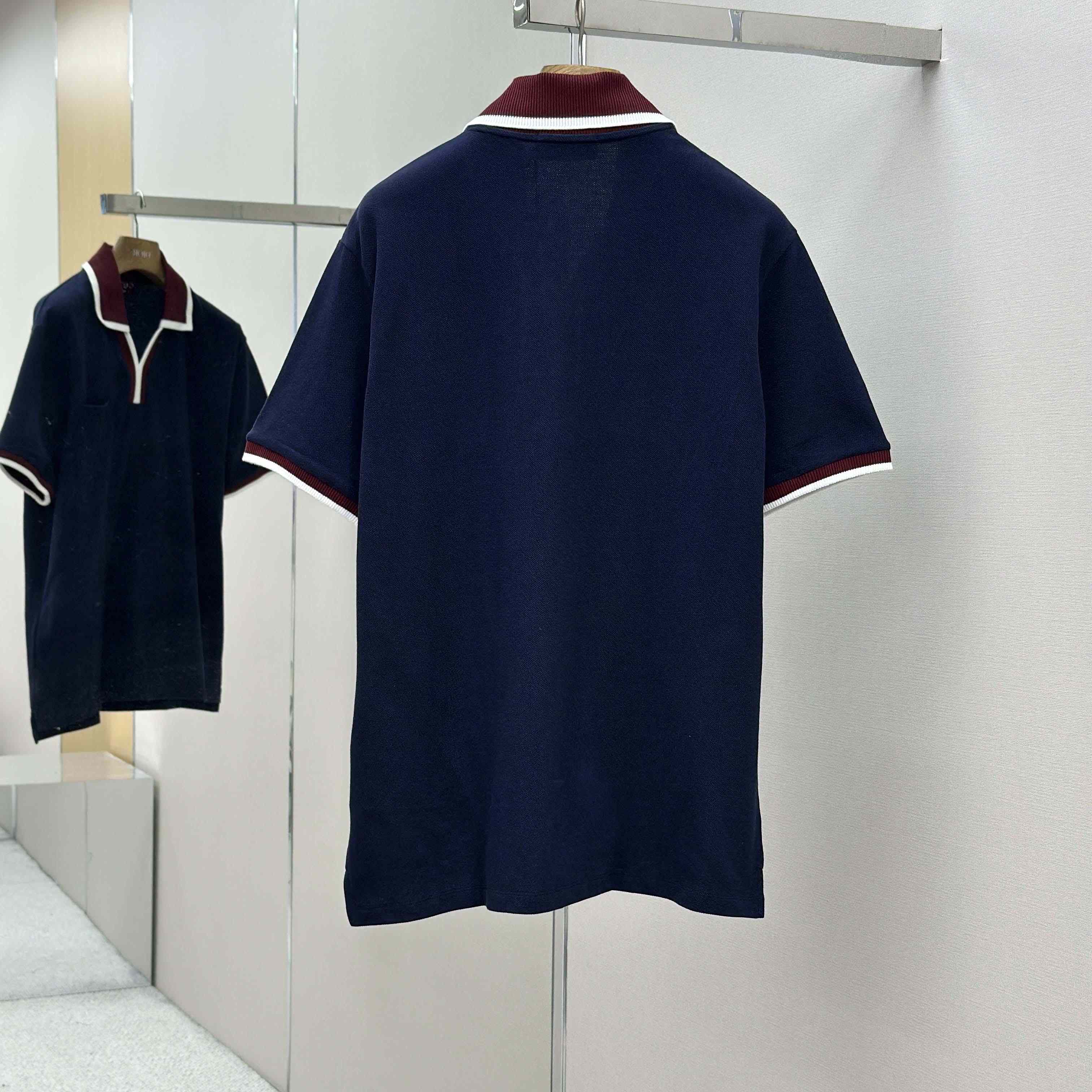 Gucci Cotton Piquet Polo Shirt - DesignerGu