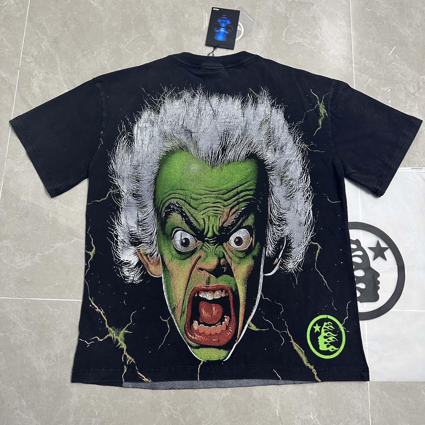 Hellstar Star Green Angry Person Tee - DesignerGu