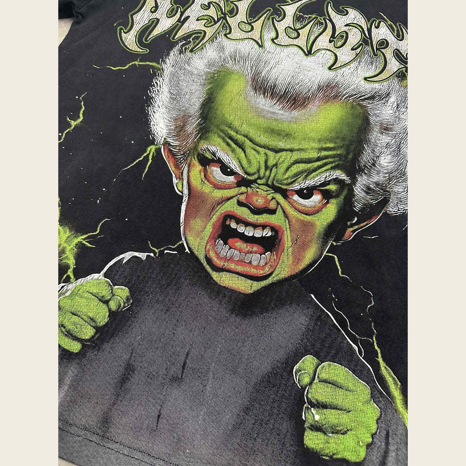 Hellstar Star Green Angry Person Tee - DesignerGu