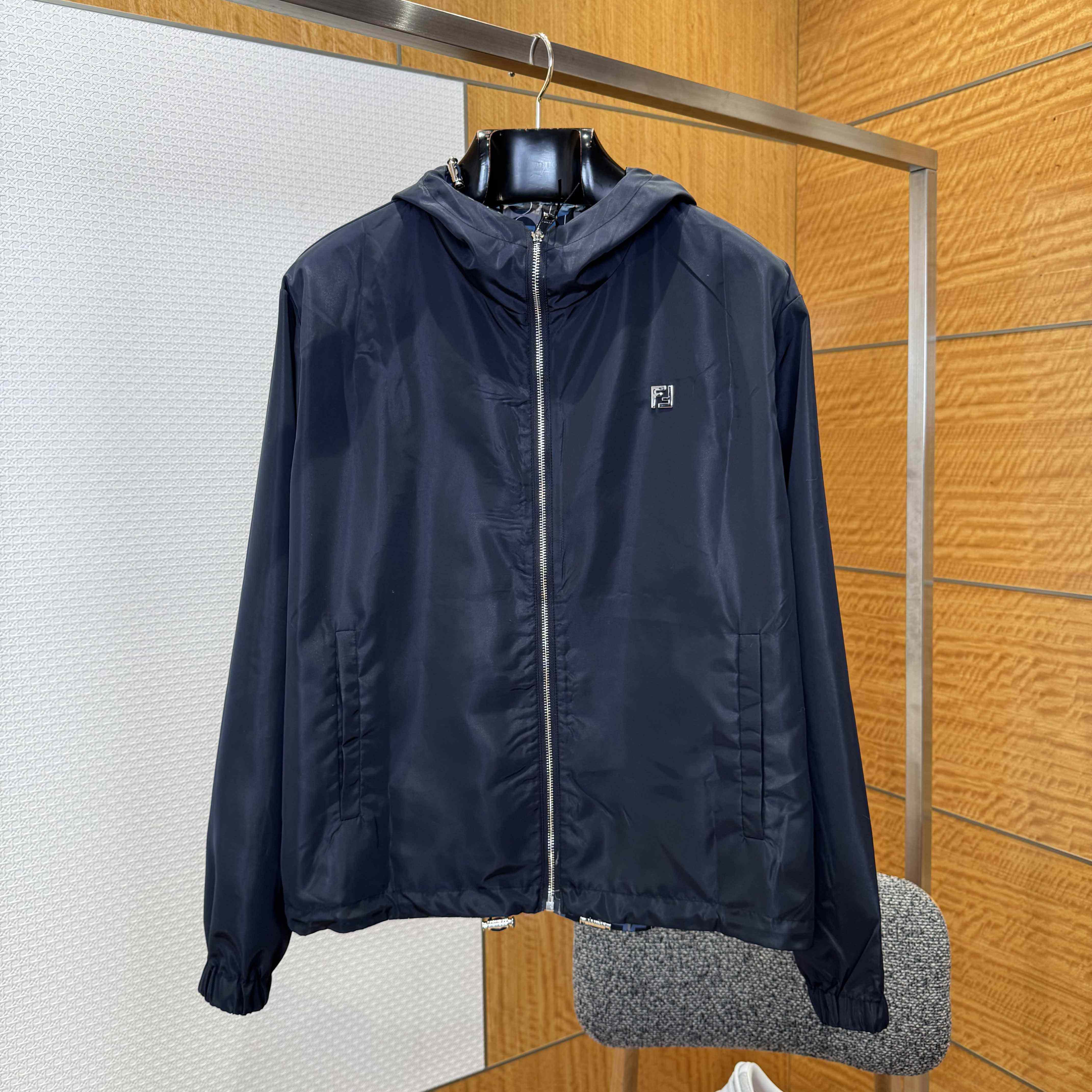 Fendi Men's Reversible Nylon Windbreaker - DesignerGu