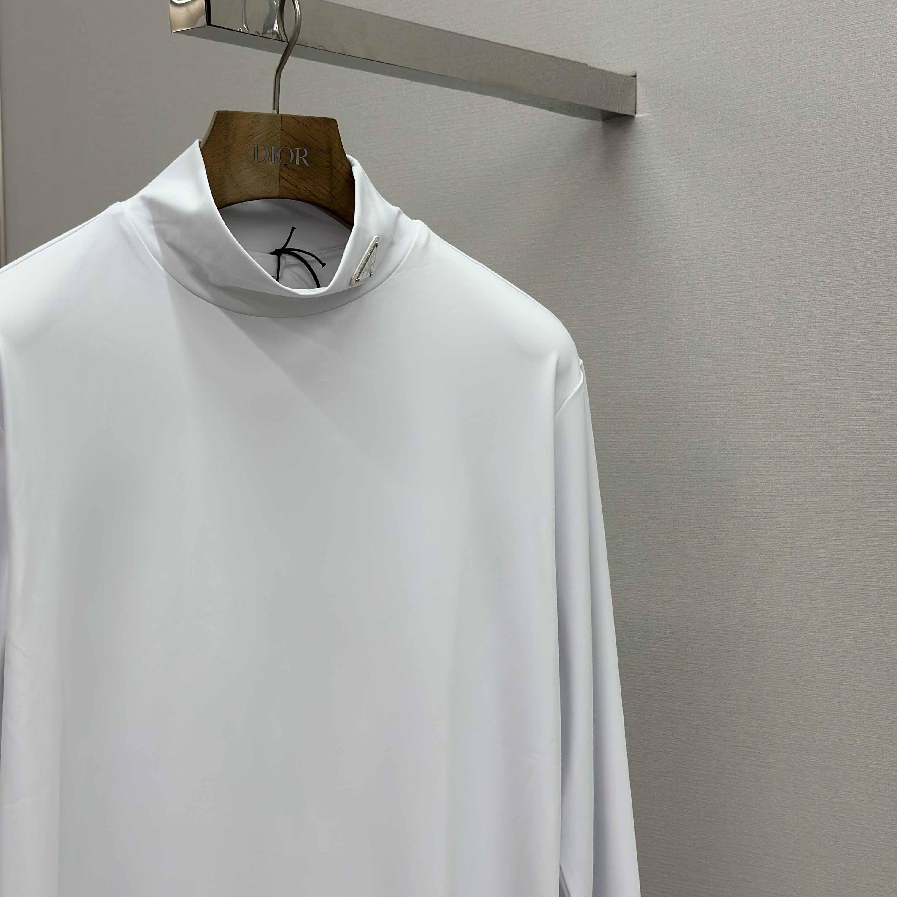 Prada Technical Jersey Mock Turtleneck - DesignerGu