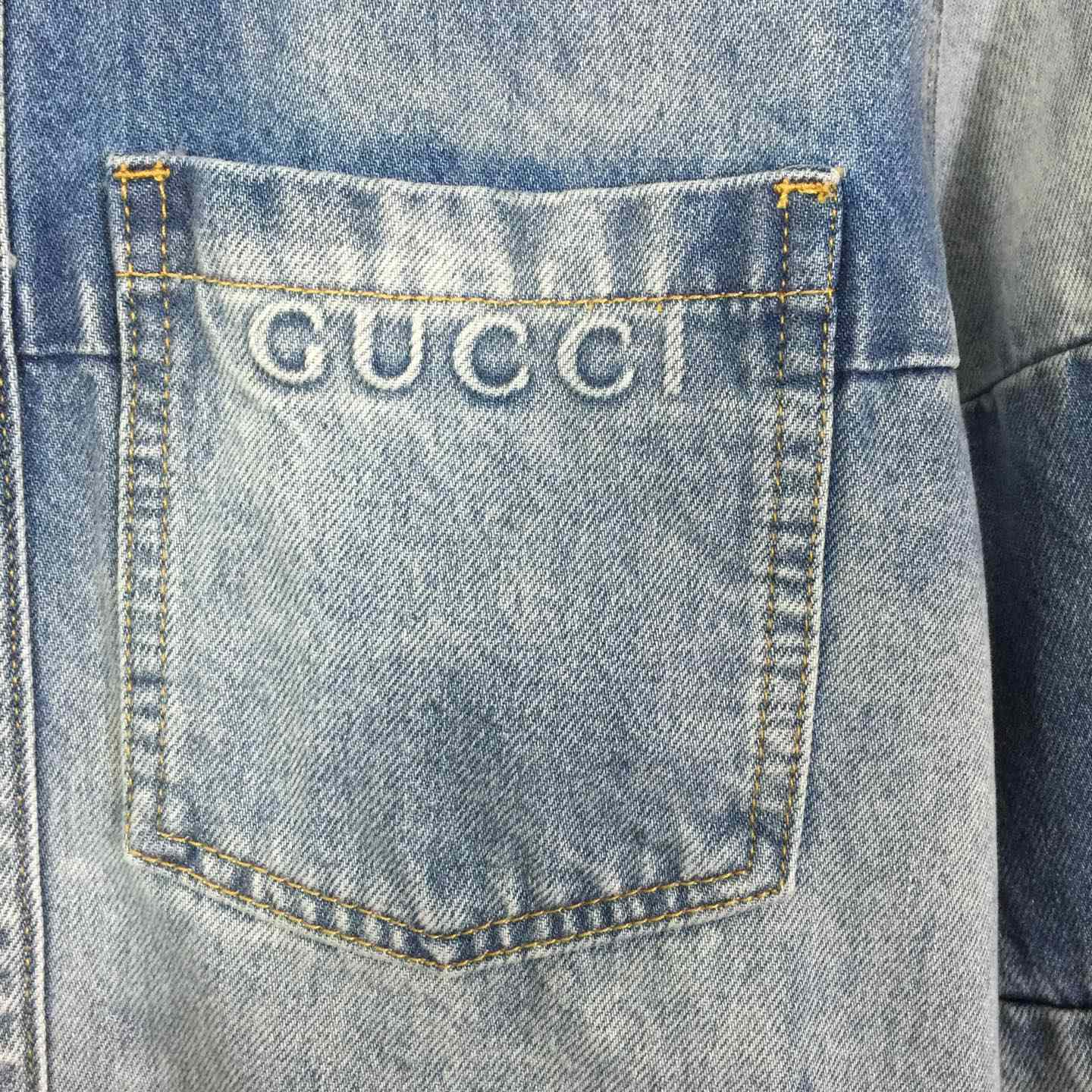 Gucci Cotton Denim Shirt - DesignerGu