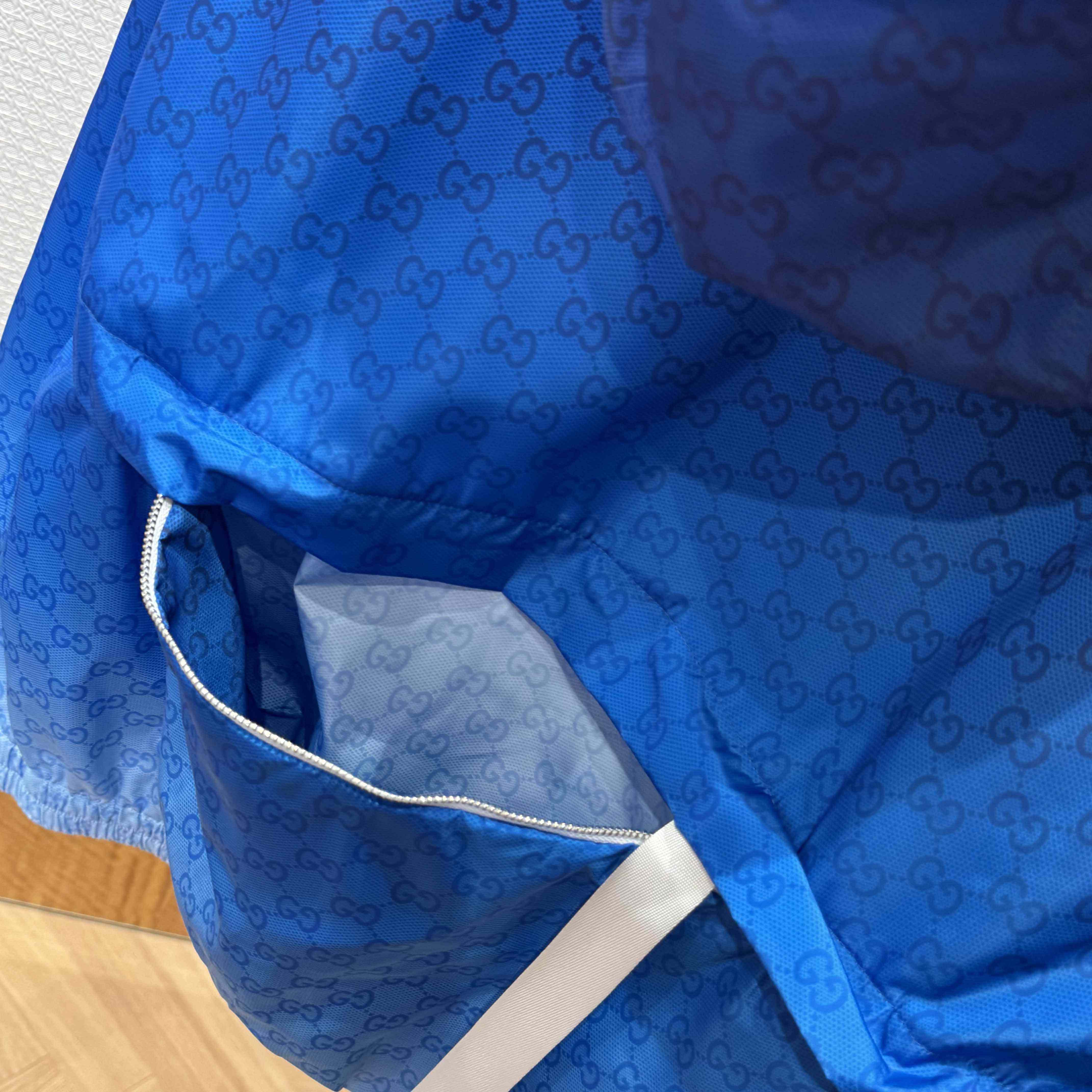 Gucci Printed Technical Poplin Zip Jacket - DesignerGu