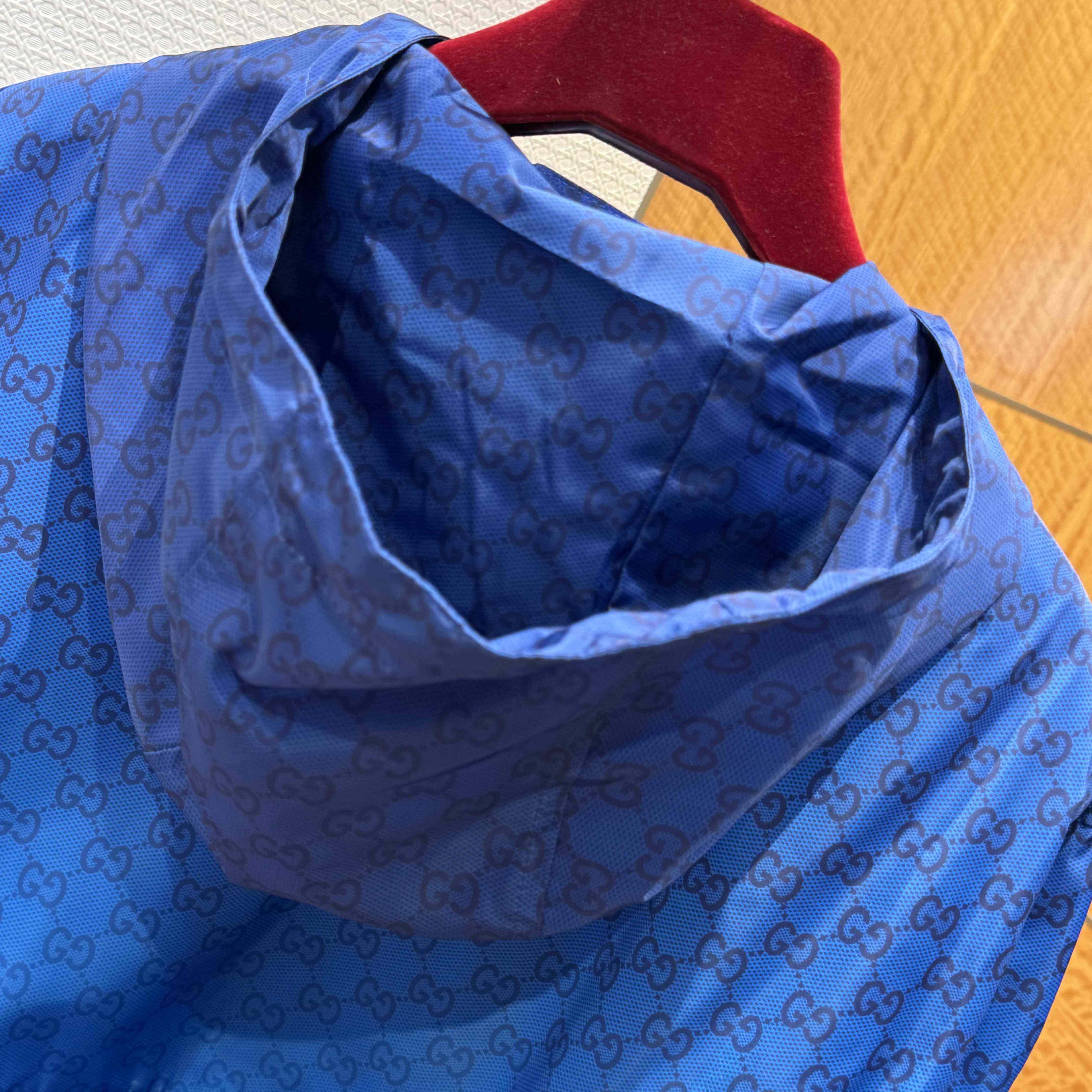 Gucci Printed Technical Poplin Zip Jacket - DesignerGu