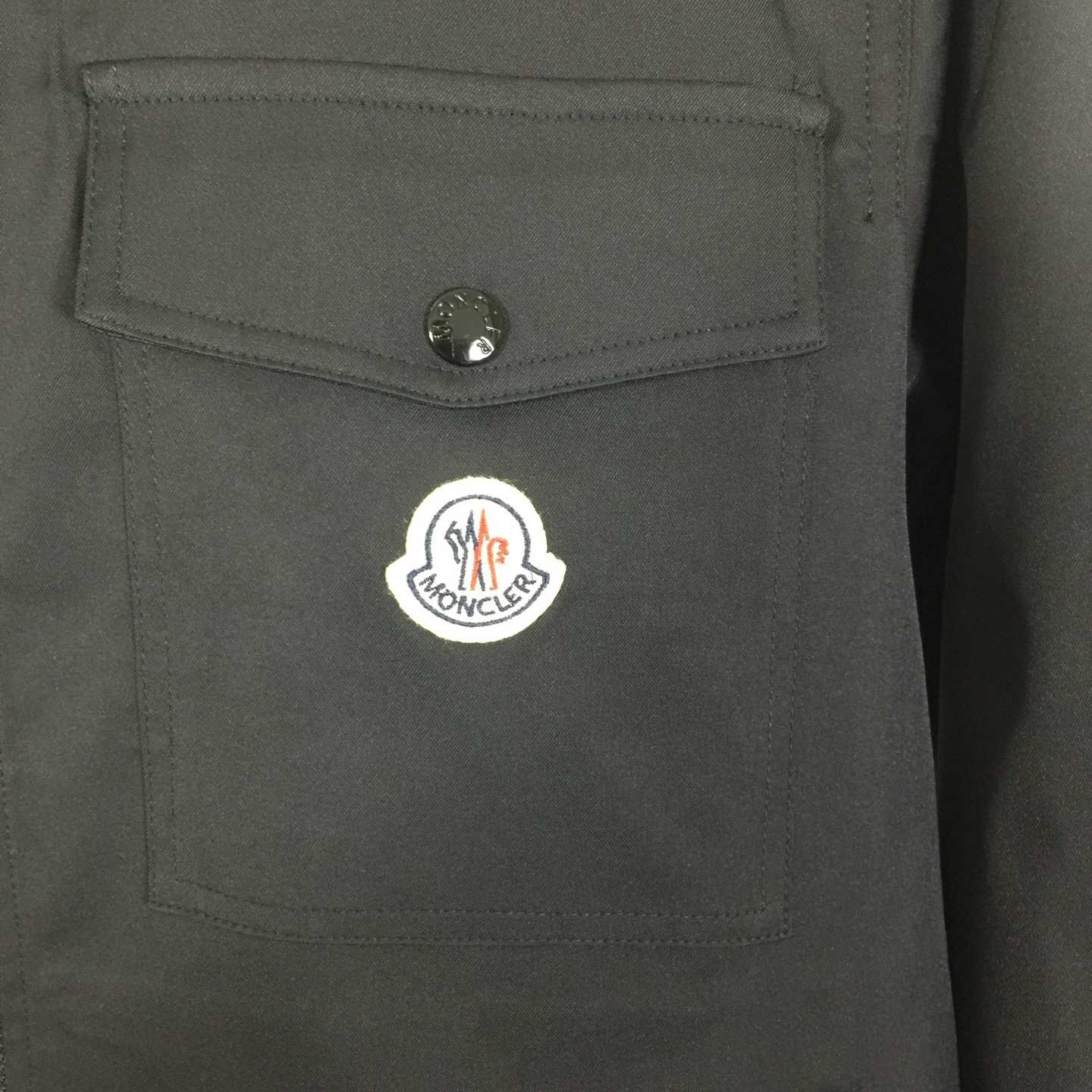 Moncler Cotton Gabardine Zip-Up Shirt Jacket - DesignerGu