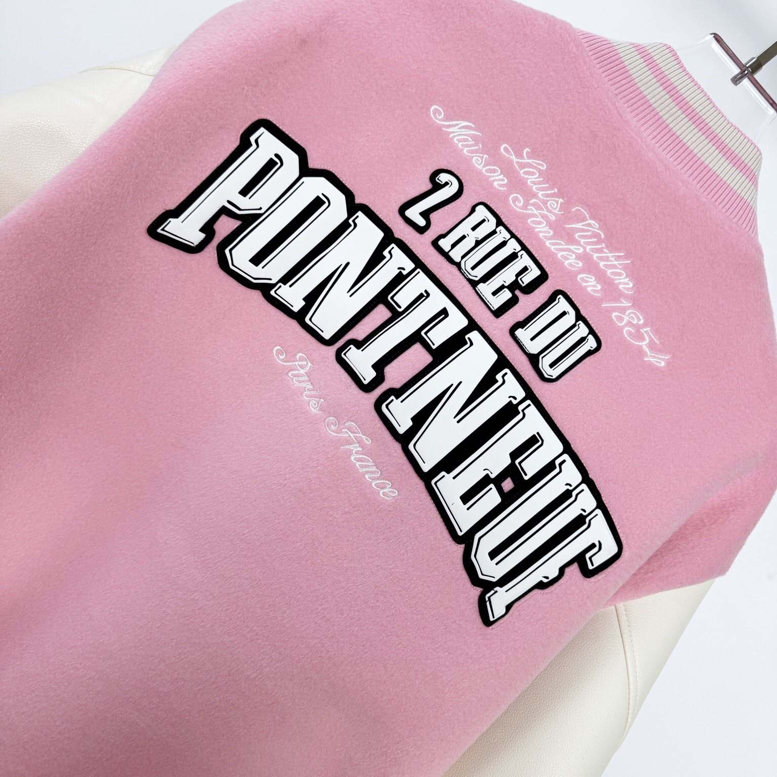 Louis Vuitton Signature Leather Varsity Jacket   1AILZ2 - DesignerGu