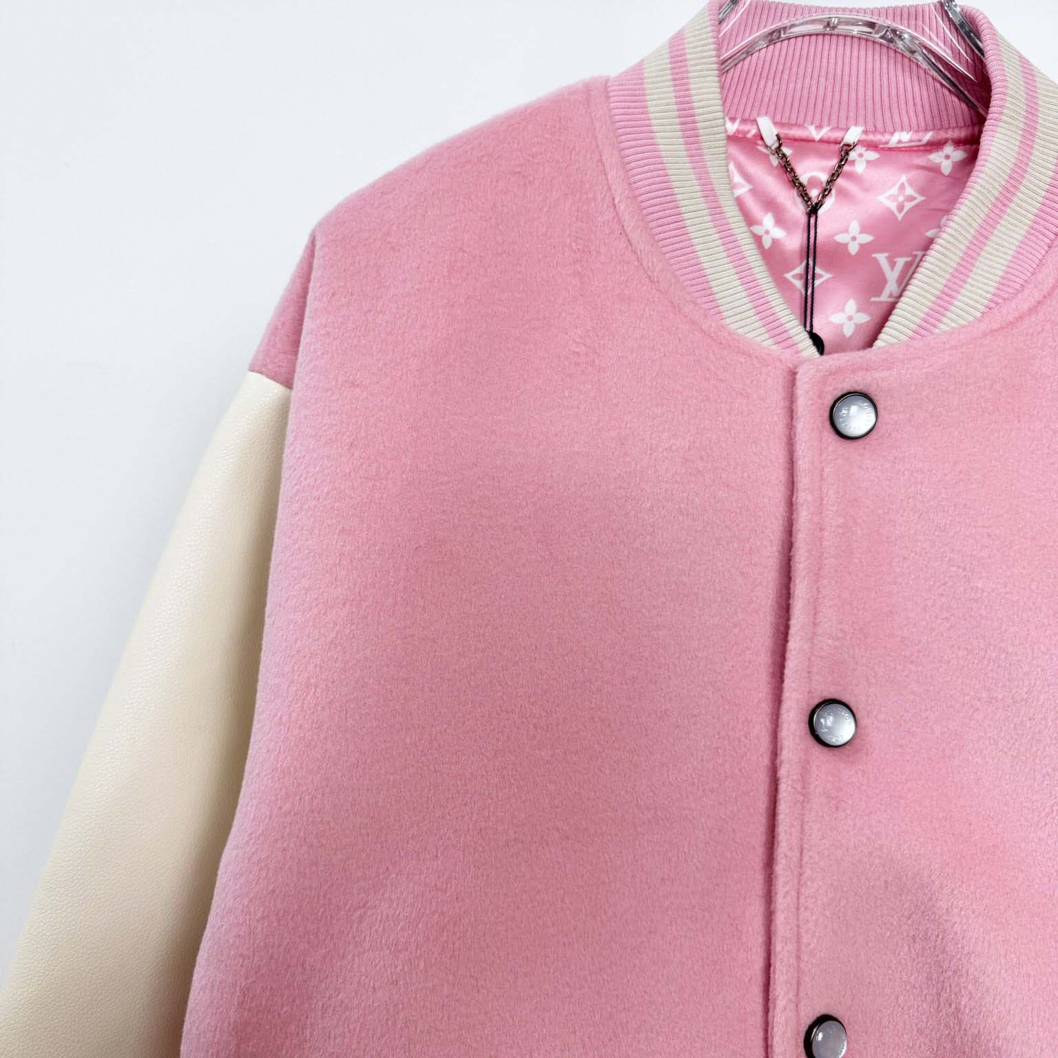 Louis Vuitton Signature Leather Varsity Jacket   1AILZ2 - DesignerGu