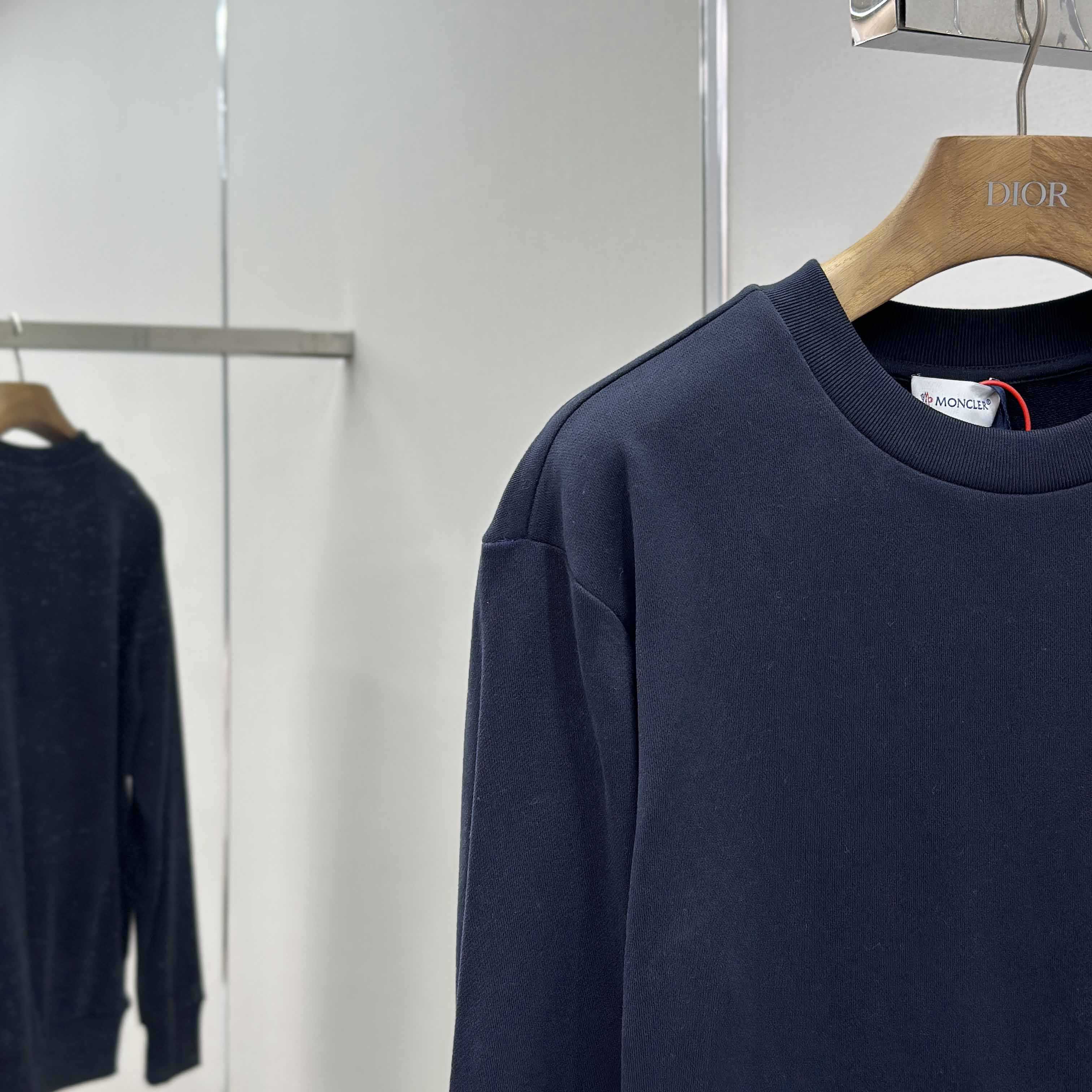 Moncler Cotton & Denim Sweatshirt - DesignerGu