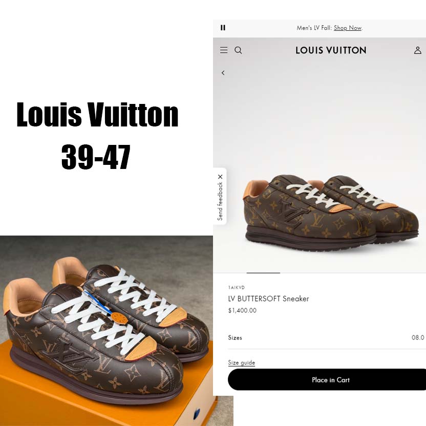 Louis Vuitton LV BUTTERSOFT Sneaker    1AIKVD - DesignerGu