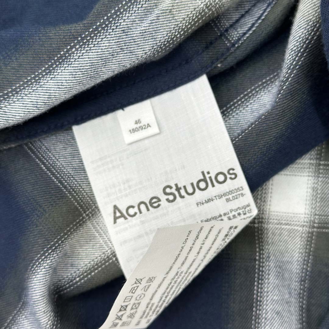 Acne Studios Check Shirt  - DesignerGu