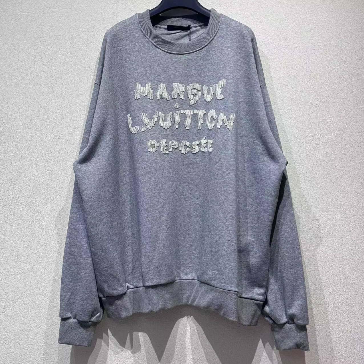 Louis Vuitton Embroidered Signature Sweatshirt   1AIKCO - DesignerGu