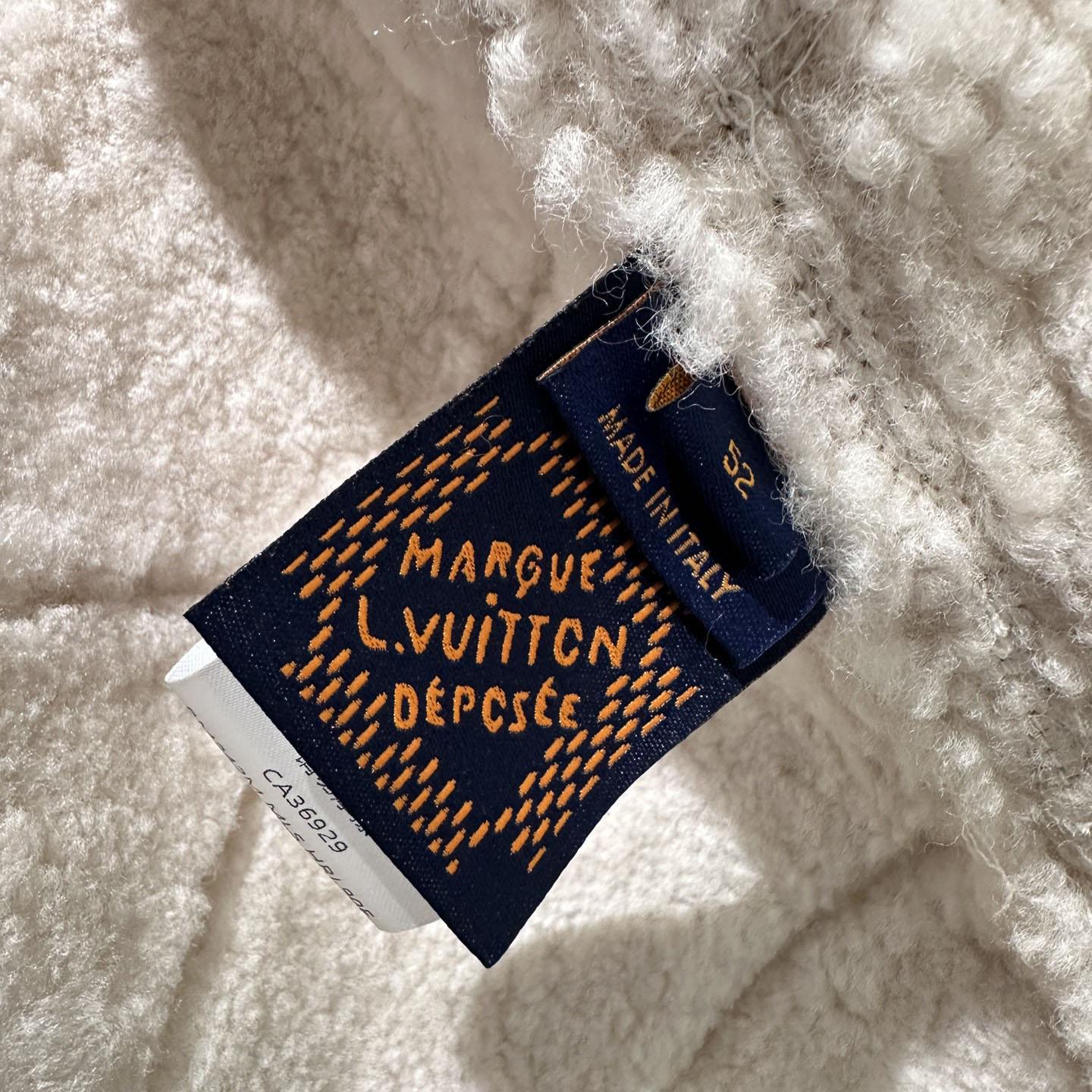 Louis Vuitton Embroidered Shearling Workwear Blouson - DesignerGu