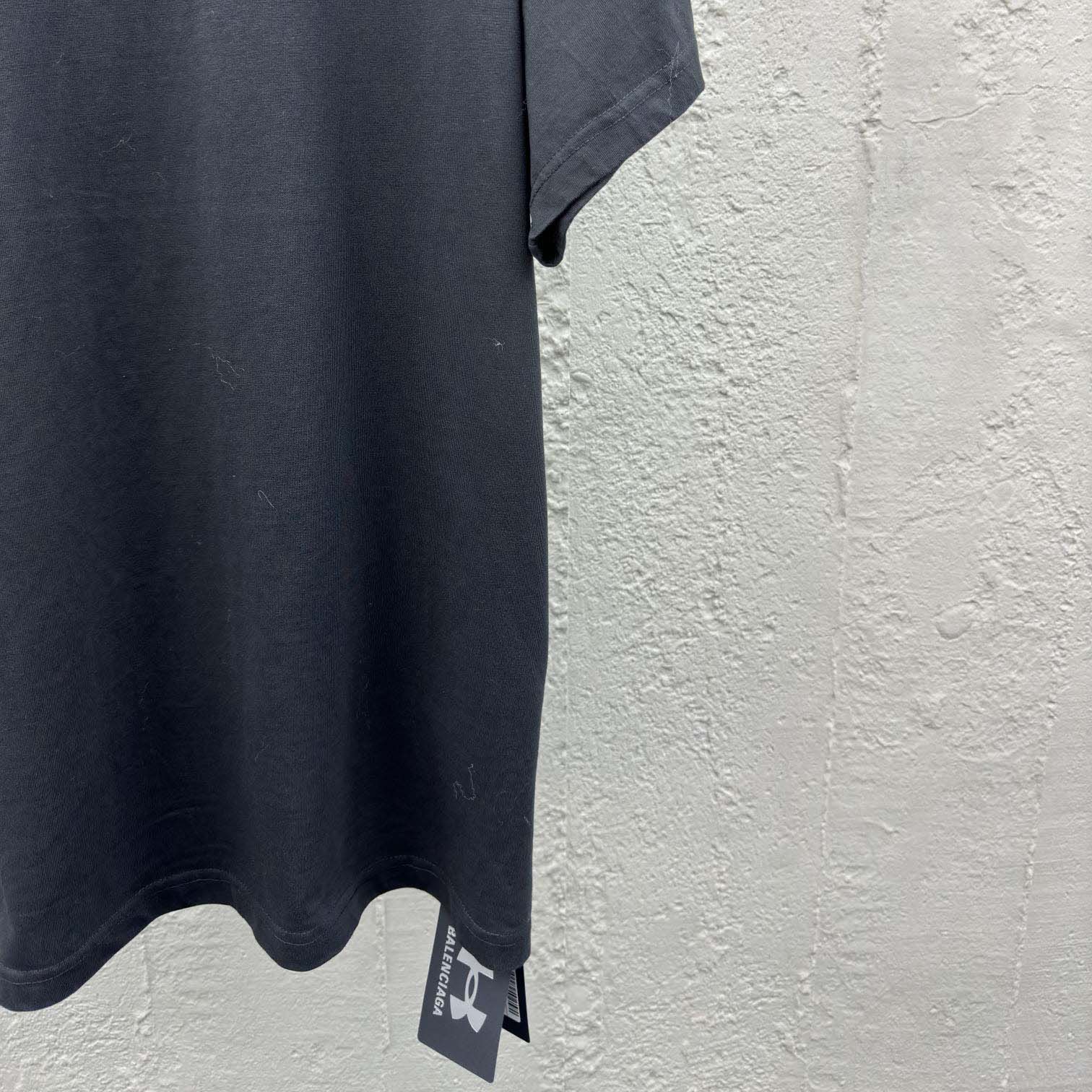 Balenciaga Under Armour® T-Shirt Oversized In Black And White - DesignerGu