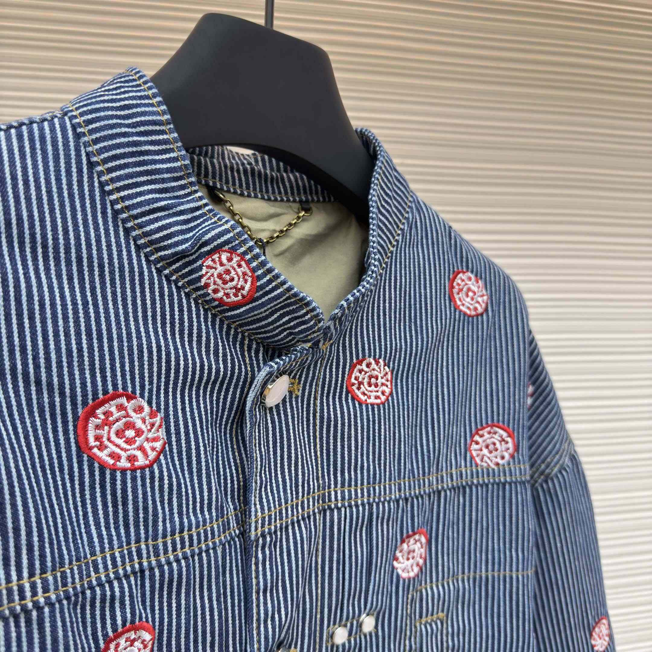 Louis Vuitton Embellished Workwear Jacket   1AILMB - DesignerGu