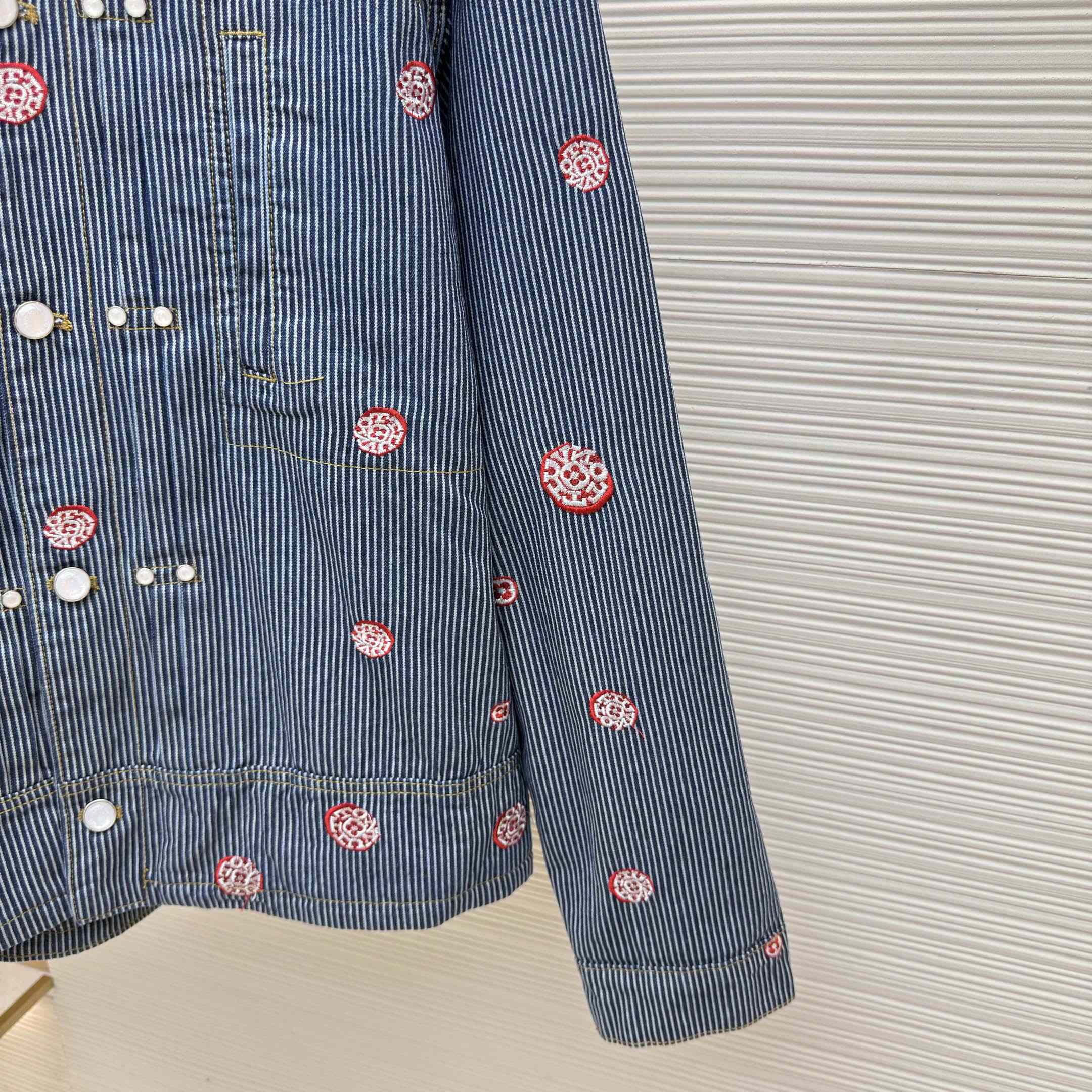 Louis Vuitton Embellished Workwear Jacket   1AILMB - DesignerGu