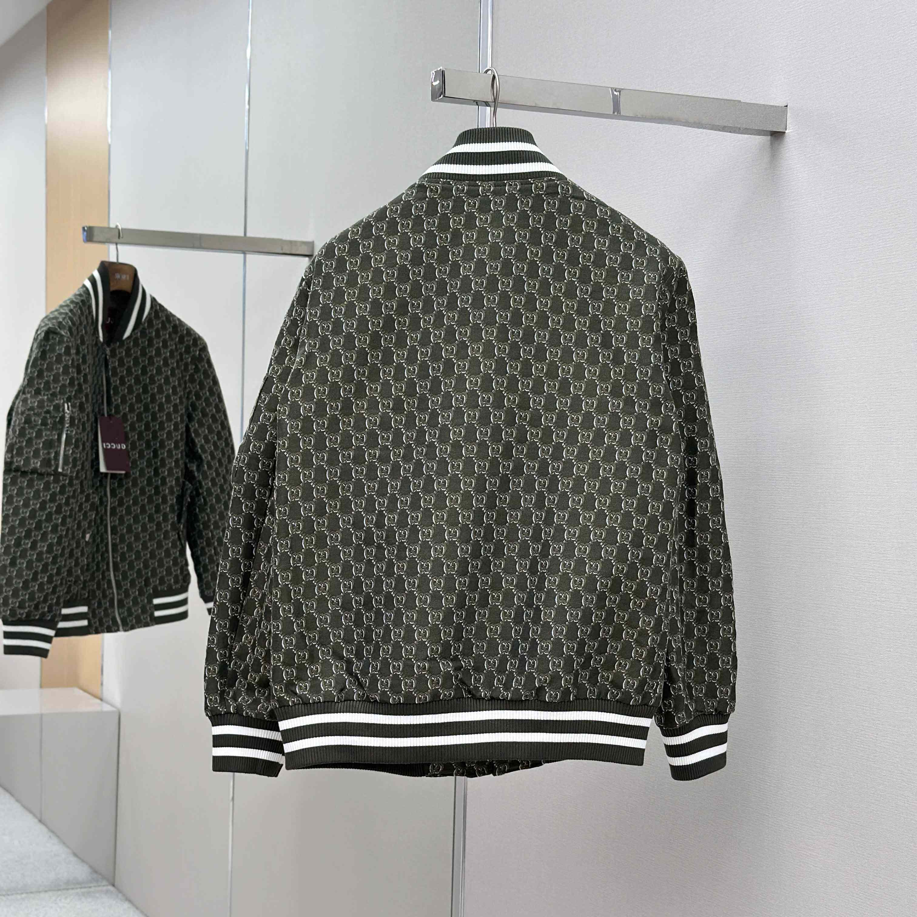 Gucci Logo-Jacquard Padded Cotton-Twill Bomber Jacket - DesignerGu