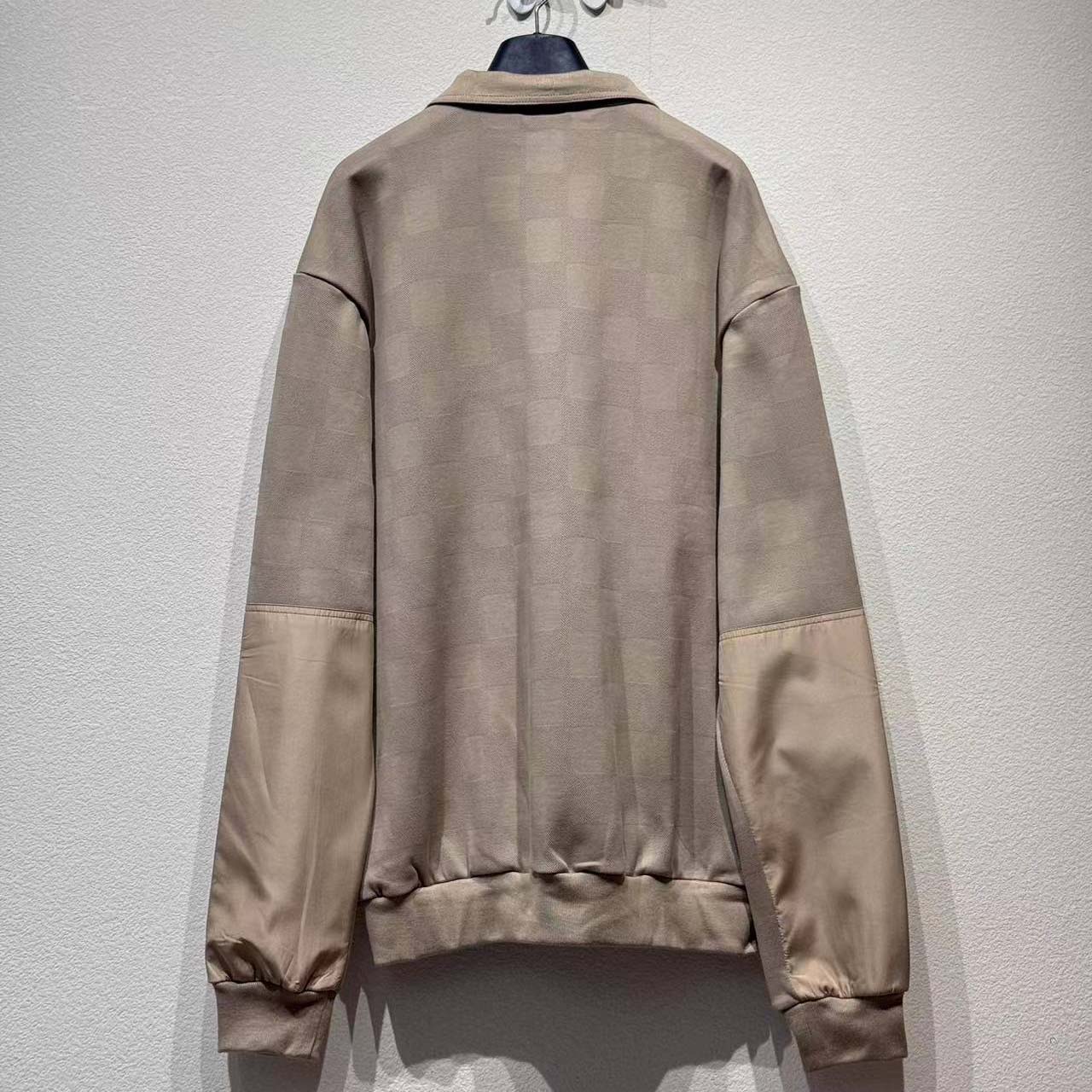 Louis Vuitton Damier Hybrid Half-Zip Workwear Pullover   1AIMK2 - DesignerGu