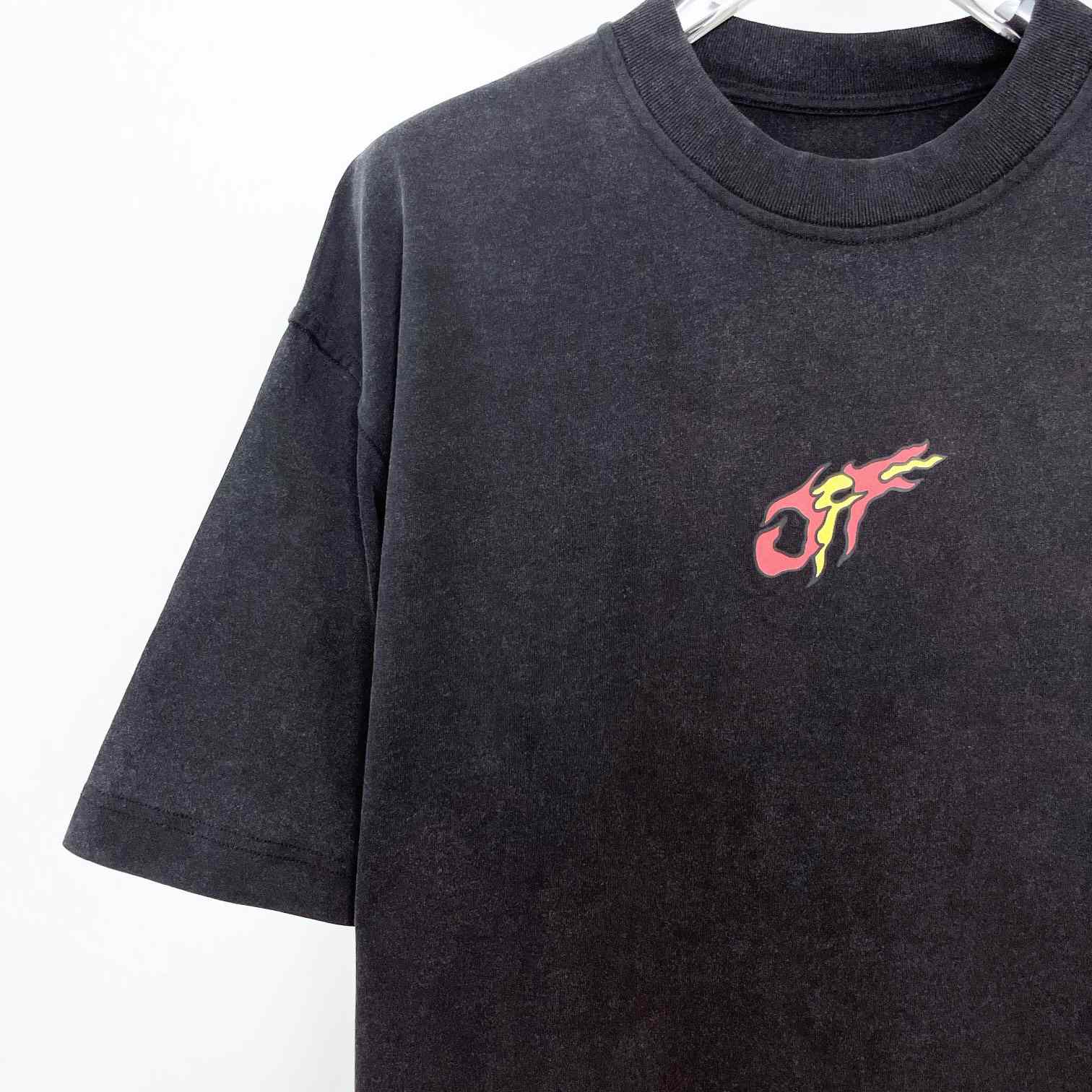 Off-White x BMC Paris Black Logo Oversized T-Shirt - DesignerGu