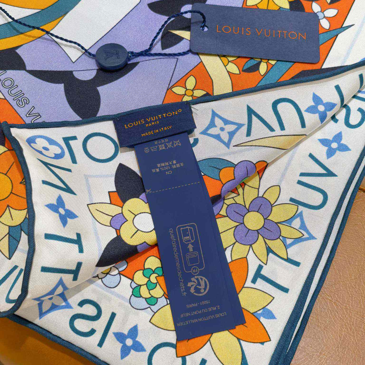 Louis Vuitton Picnic Square 90   M96354 - DesignerGu