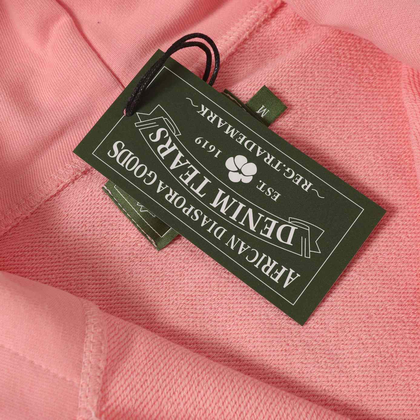 Denim Tears Cotton Wreath Zip Hoodie Pink - DesignerGu