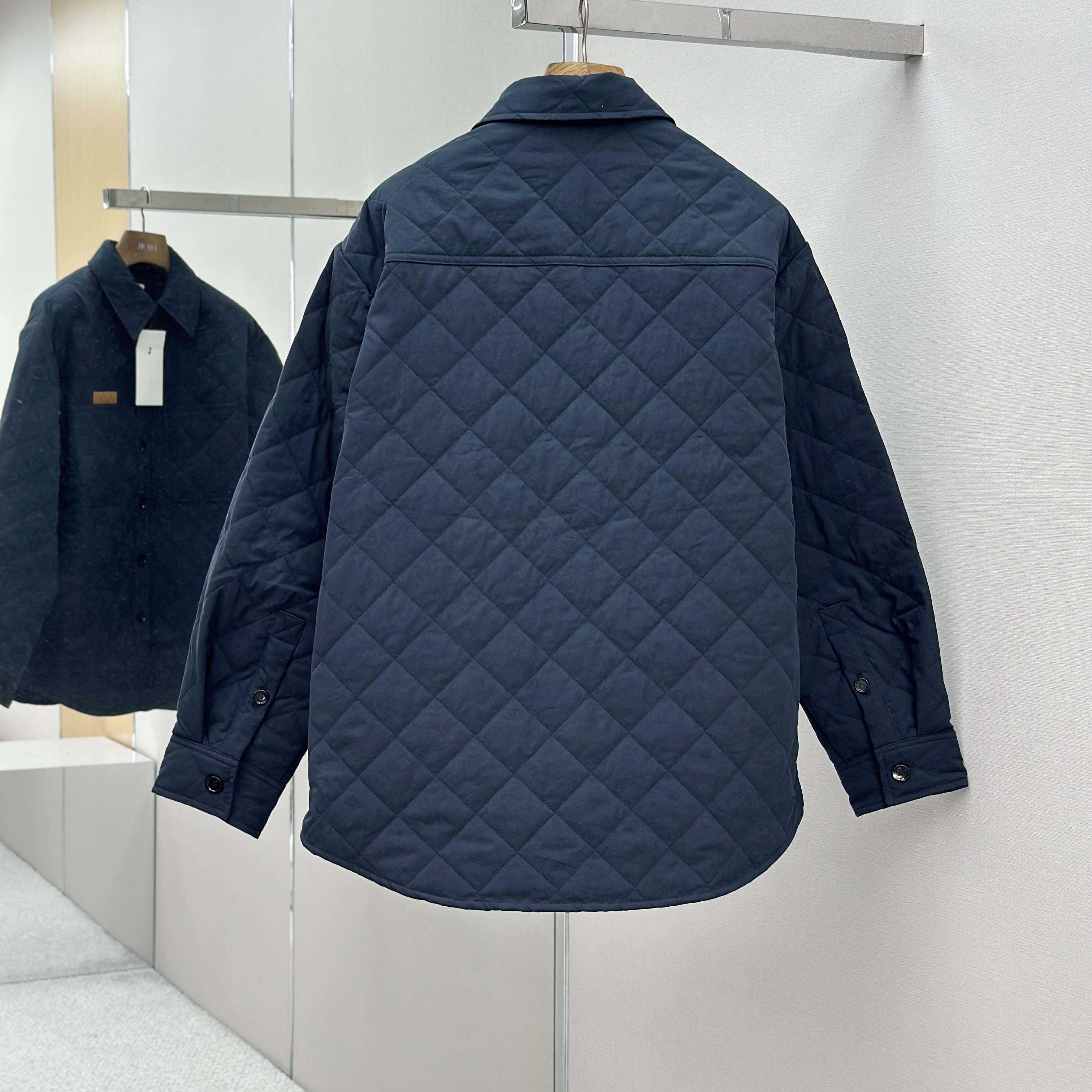 Bottega Veneta Quilted Cotton Overshirt - DesignerGu
