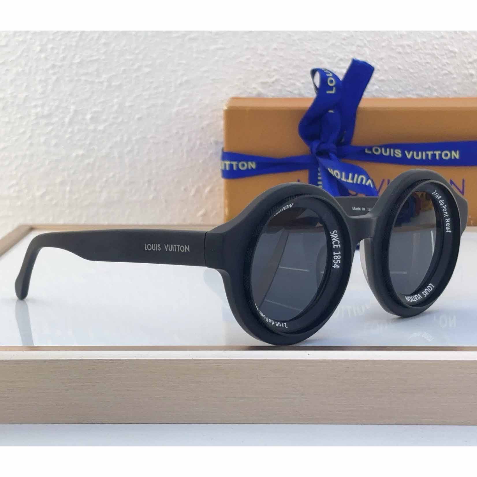 Louis Vuitton LV Super Vision Round Sunglasses   Z2737U Z2386U - DesignerGu