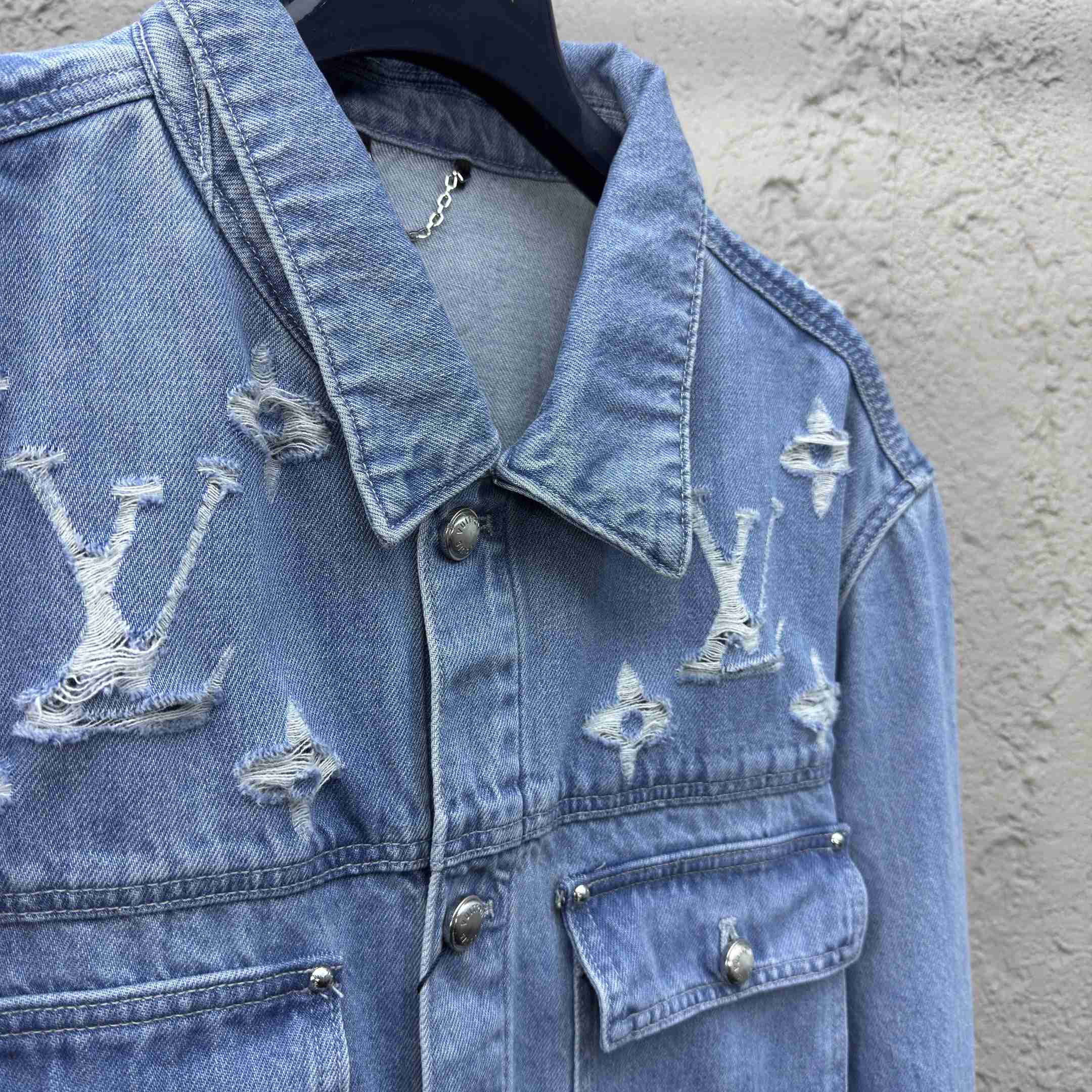 Louis Vuitton Denim Trucker Jacket  1AGING - DesignerGu
