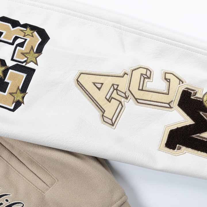 Off-White AC Milan Patch Varsity Jacket - DesignerGu