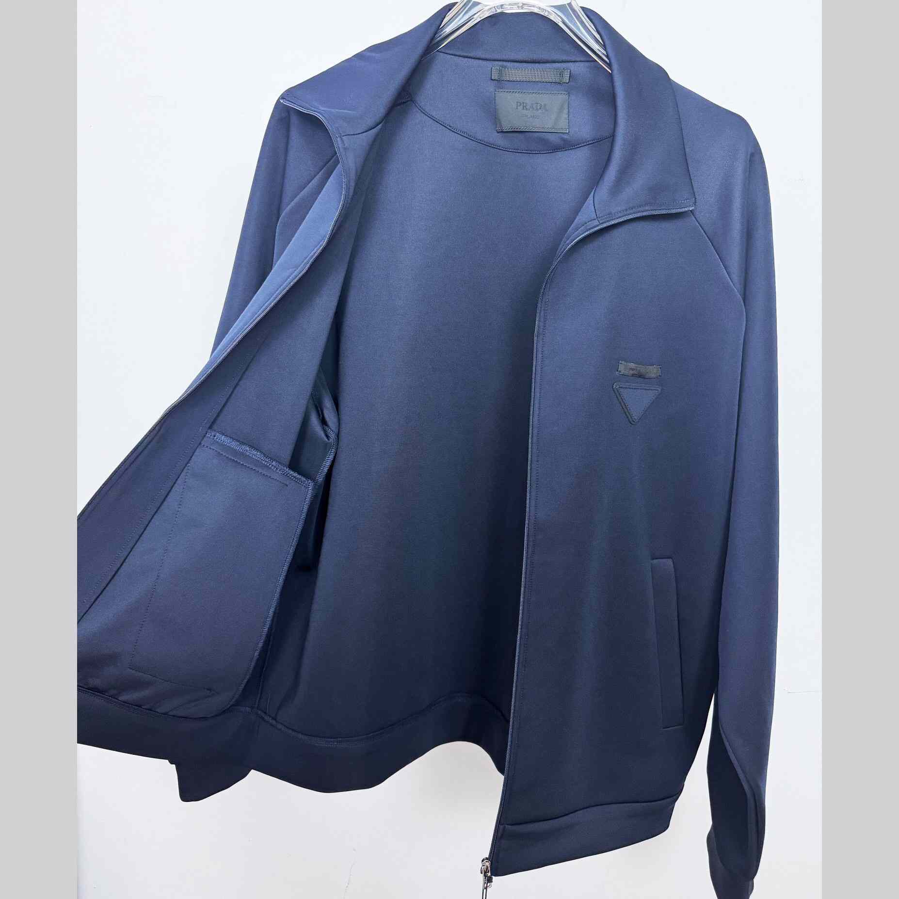 Prada Zippered Technical Fabric Jacket - DesignerGu